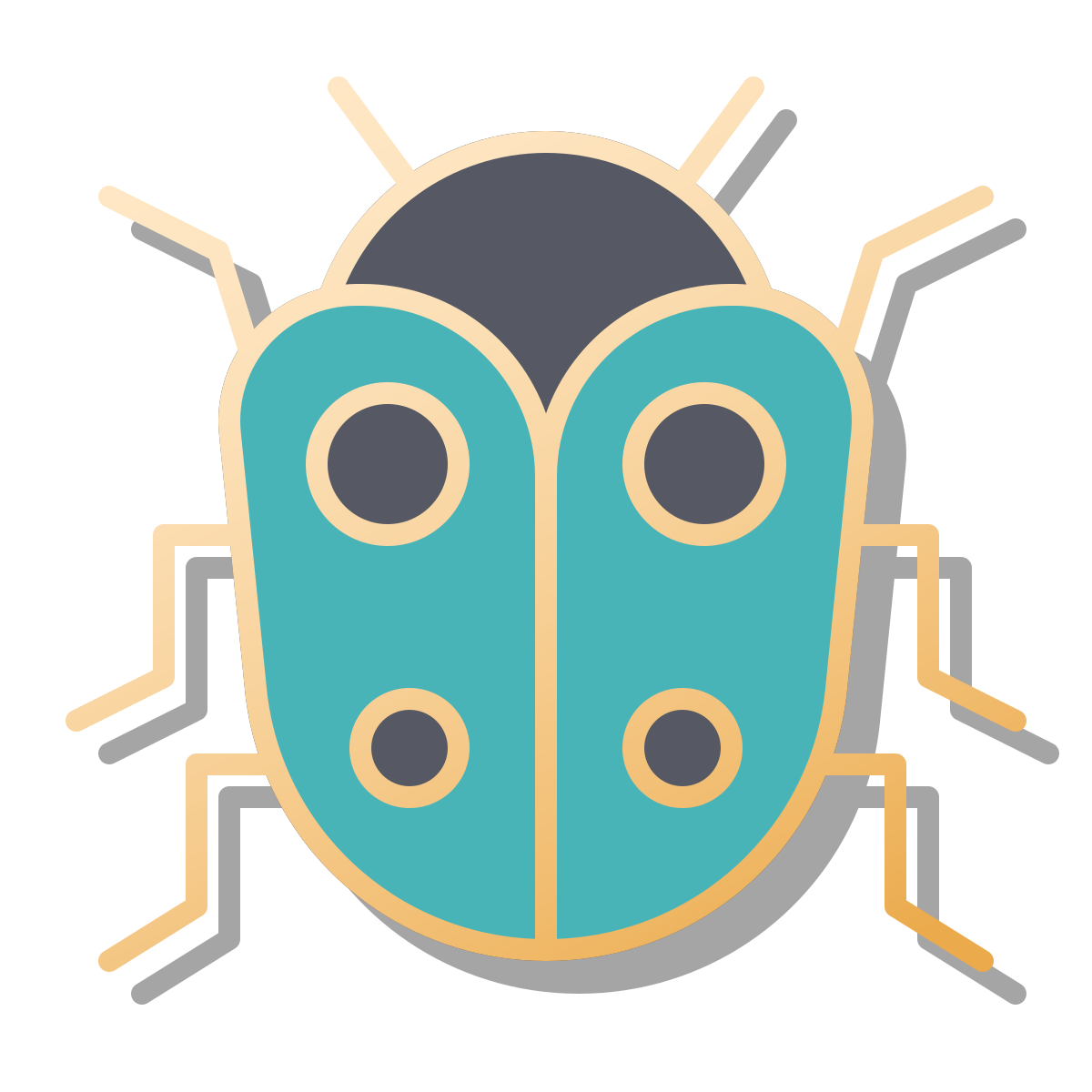 pin style bug icon