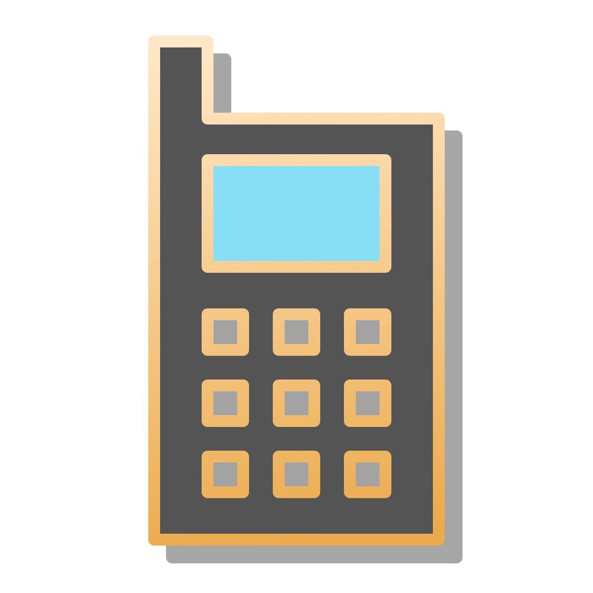 pin style téléphone portable icon