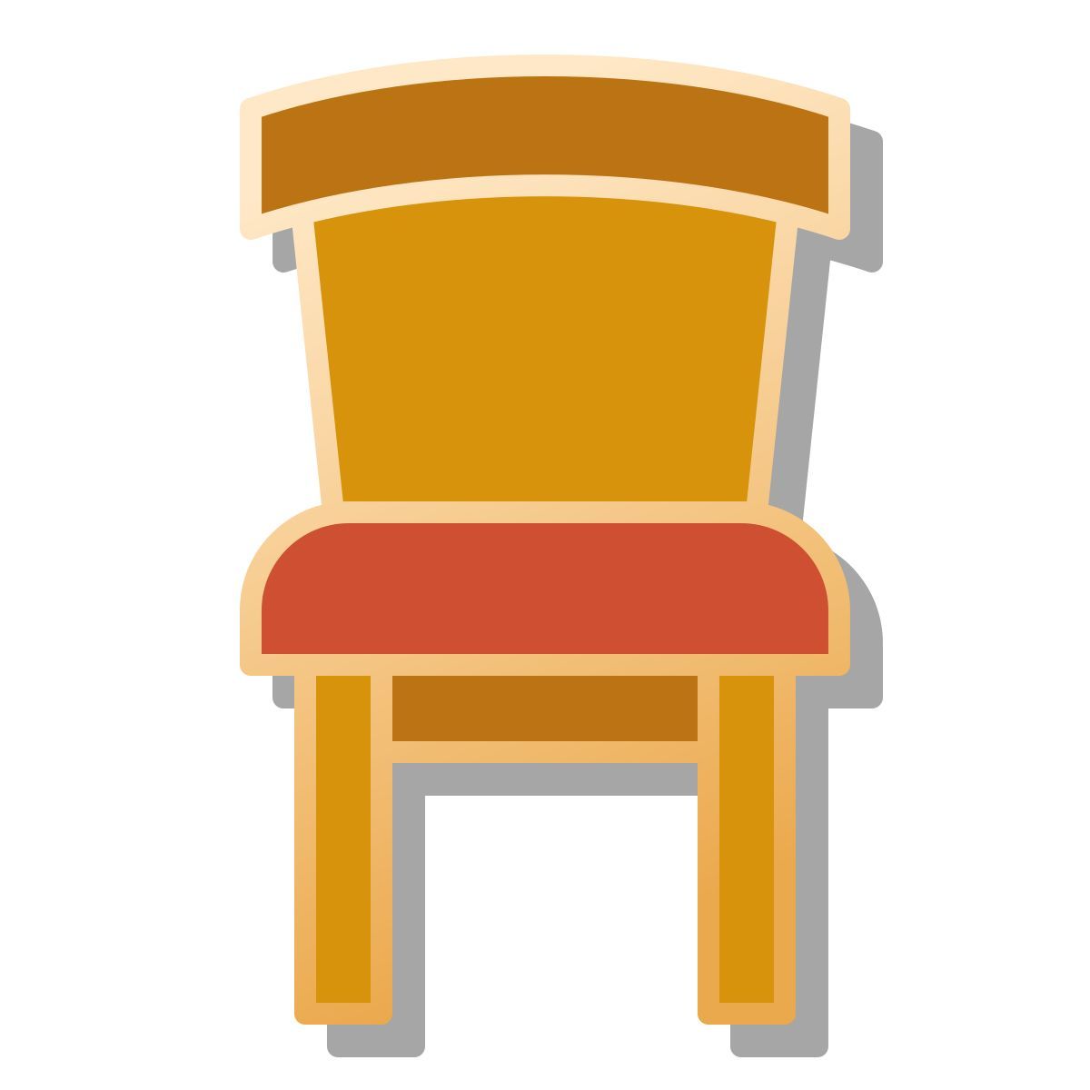 pin style chaise icon