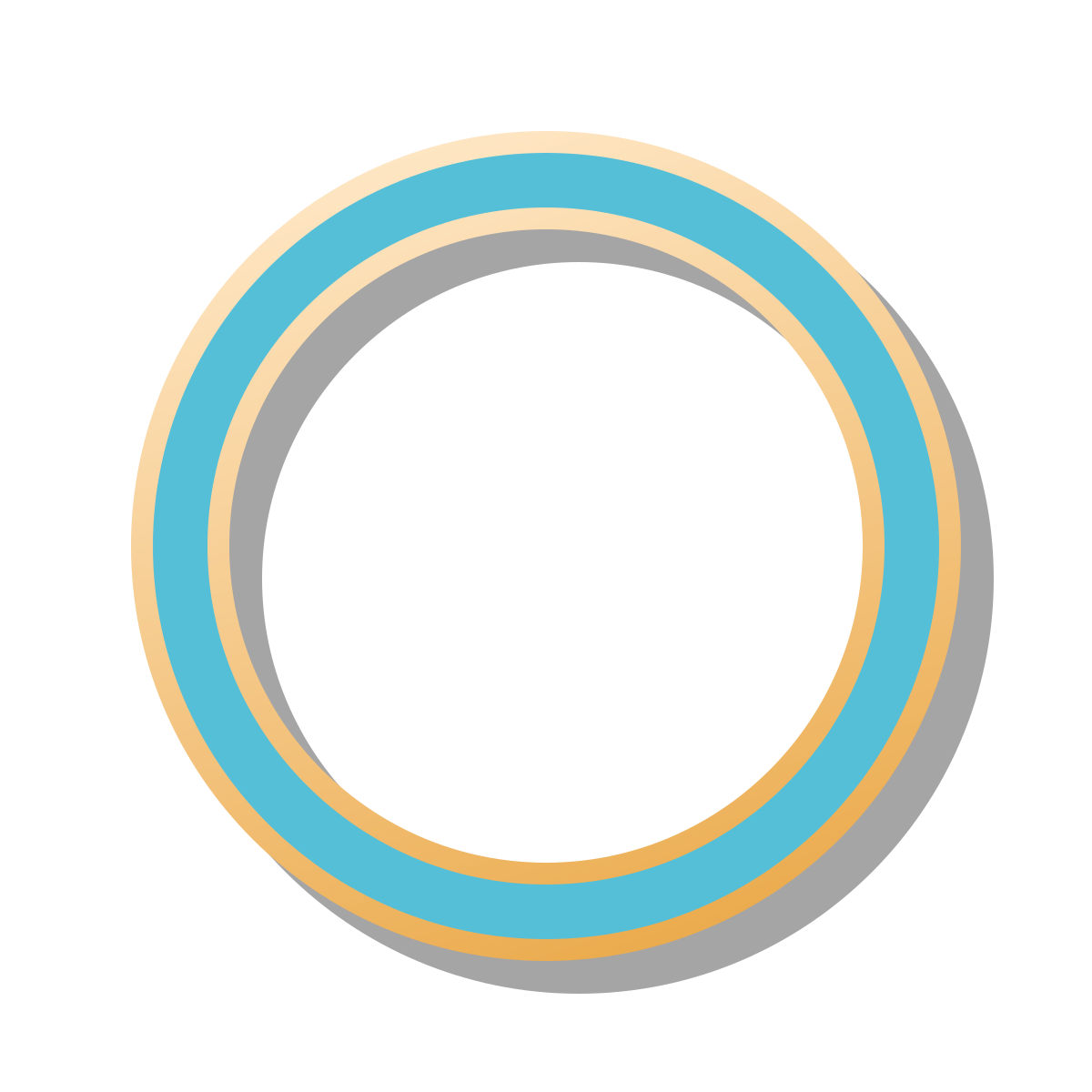 pin style circled icon