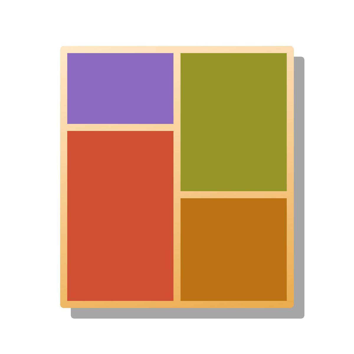 pin style collage icon
