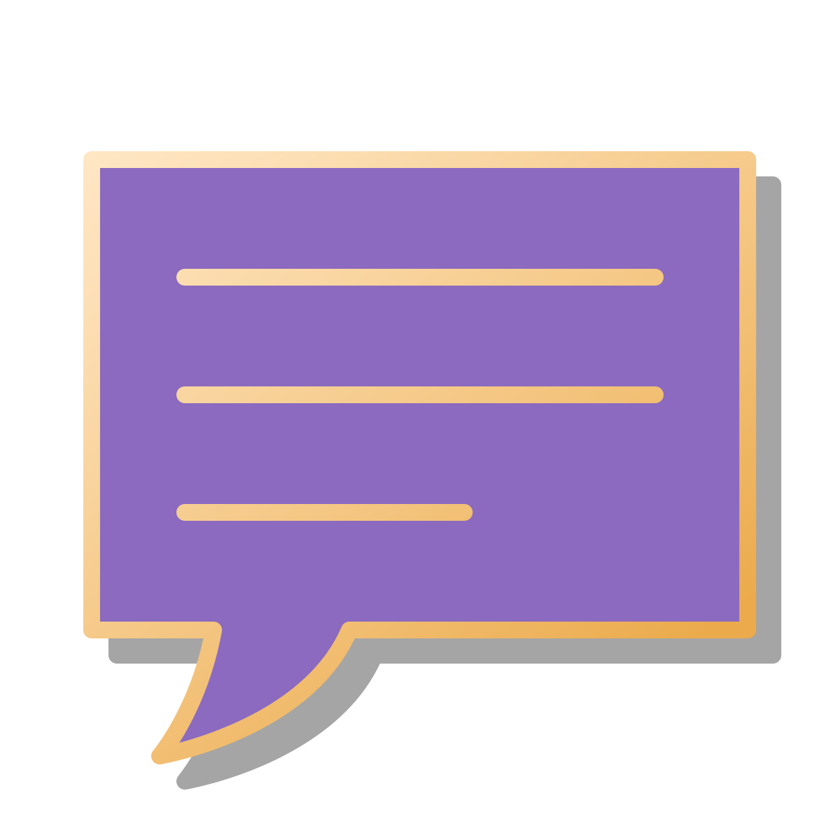 pin style comments icon
