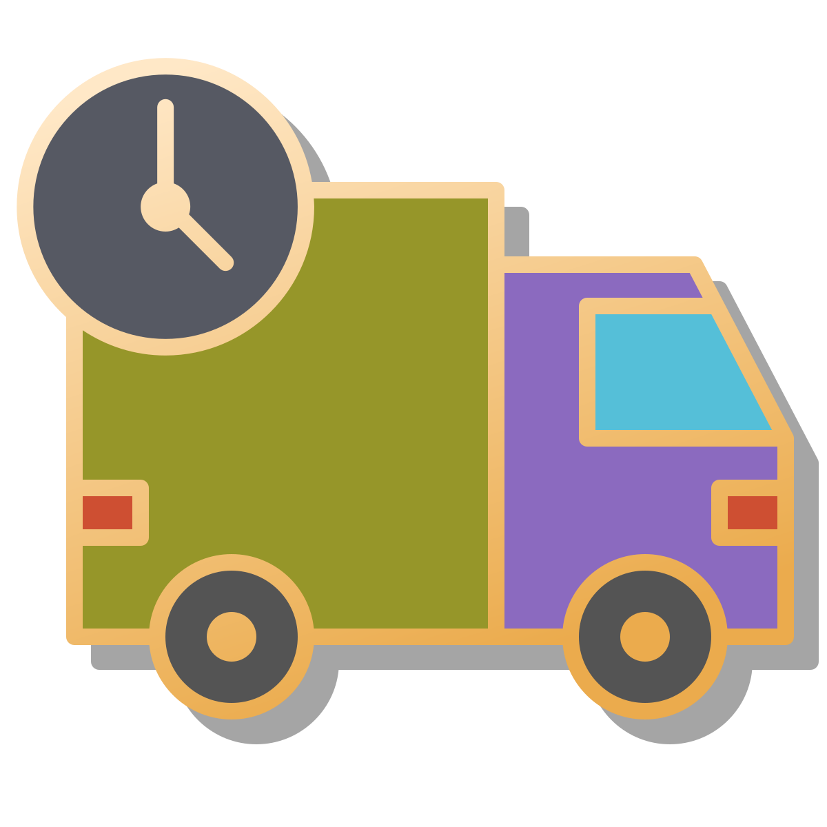 pin style deliver food icon