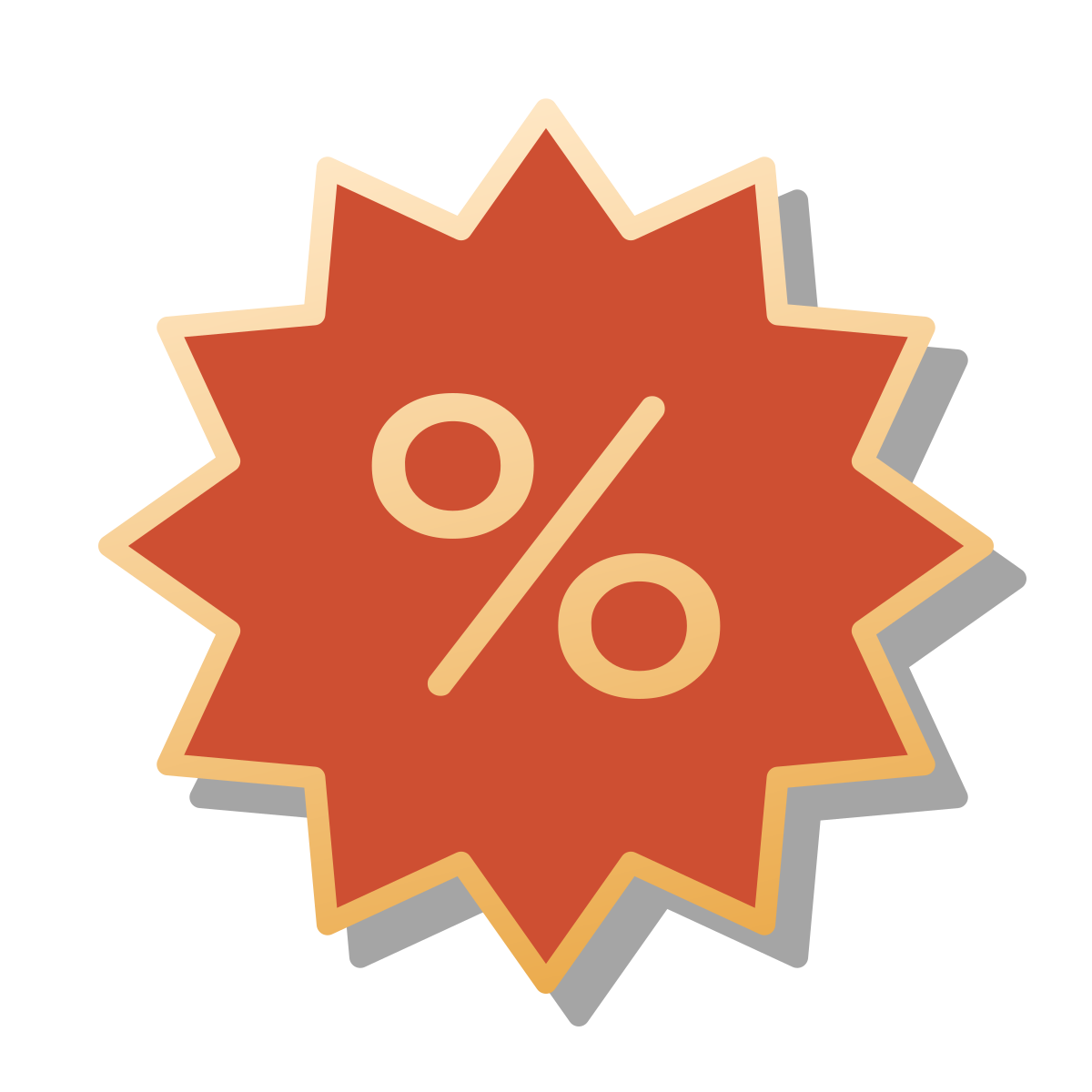 pin style discount icon