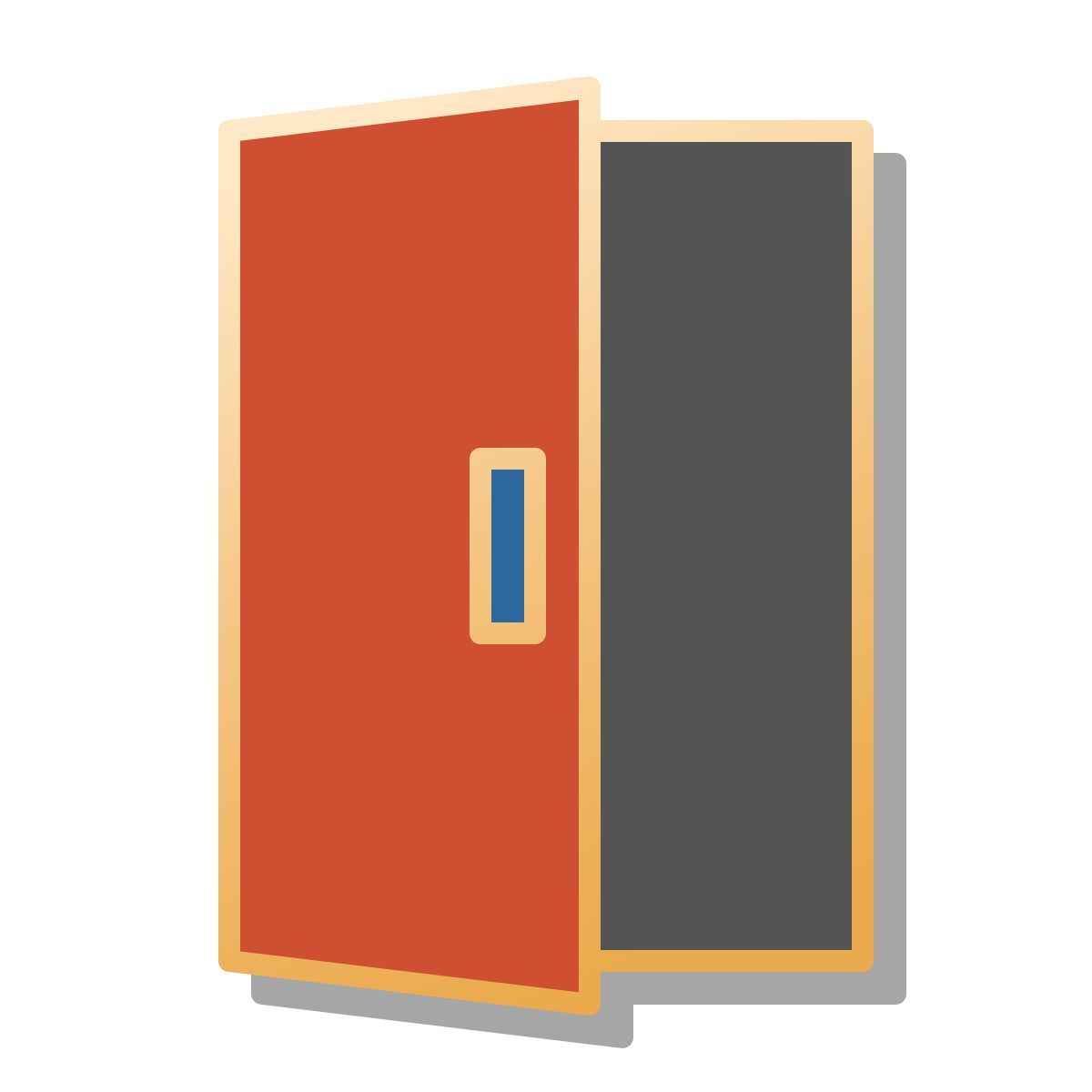 pin style porta aberta icon
