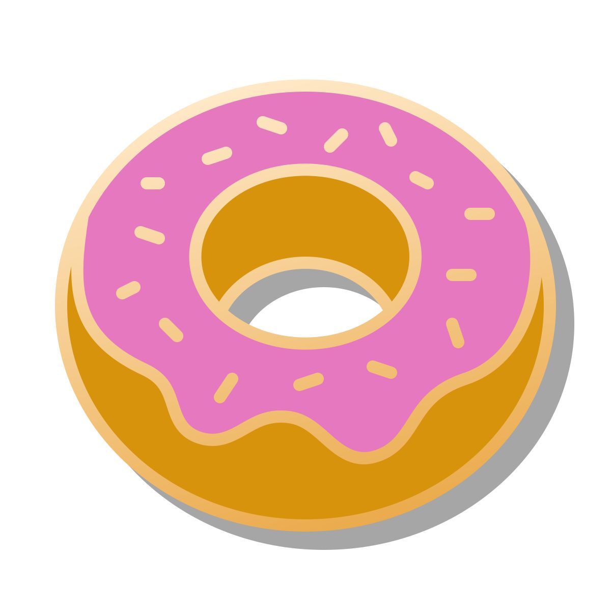 pin style 도넛 icon