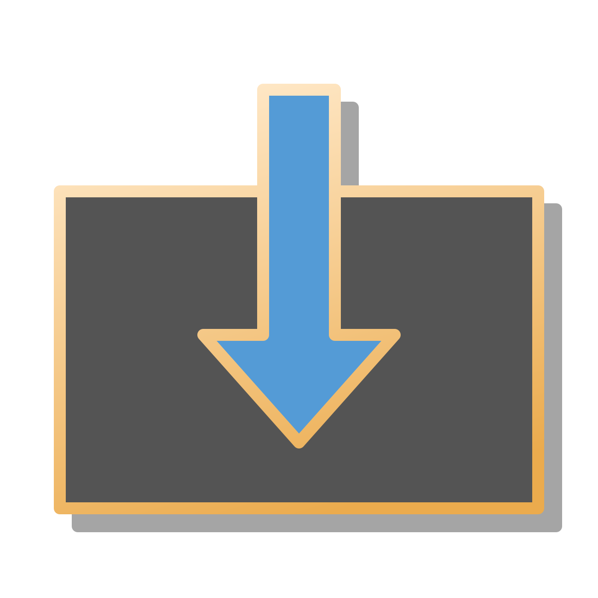 pin style download icon