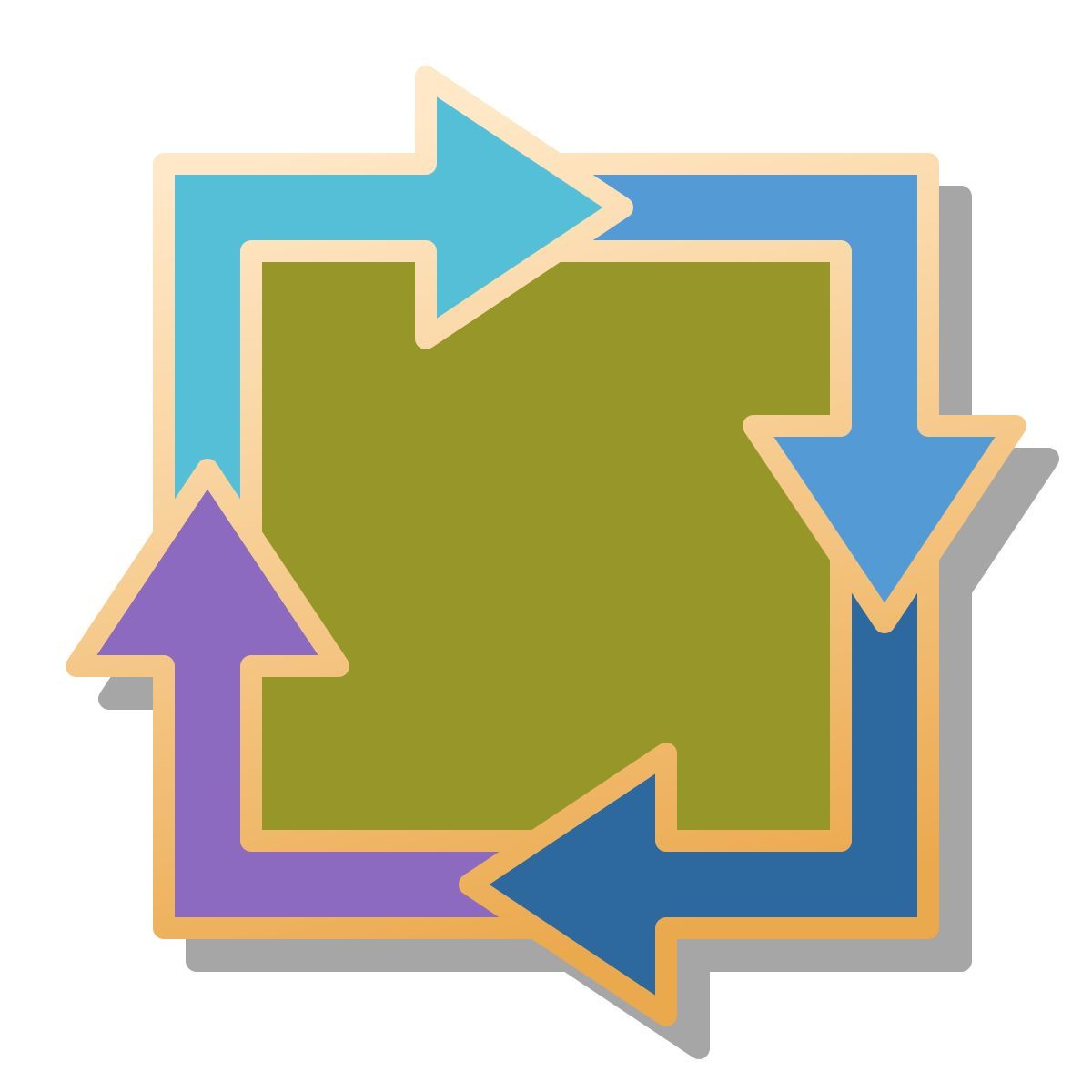 pin style home environment icon