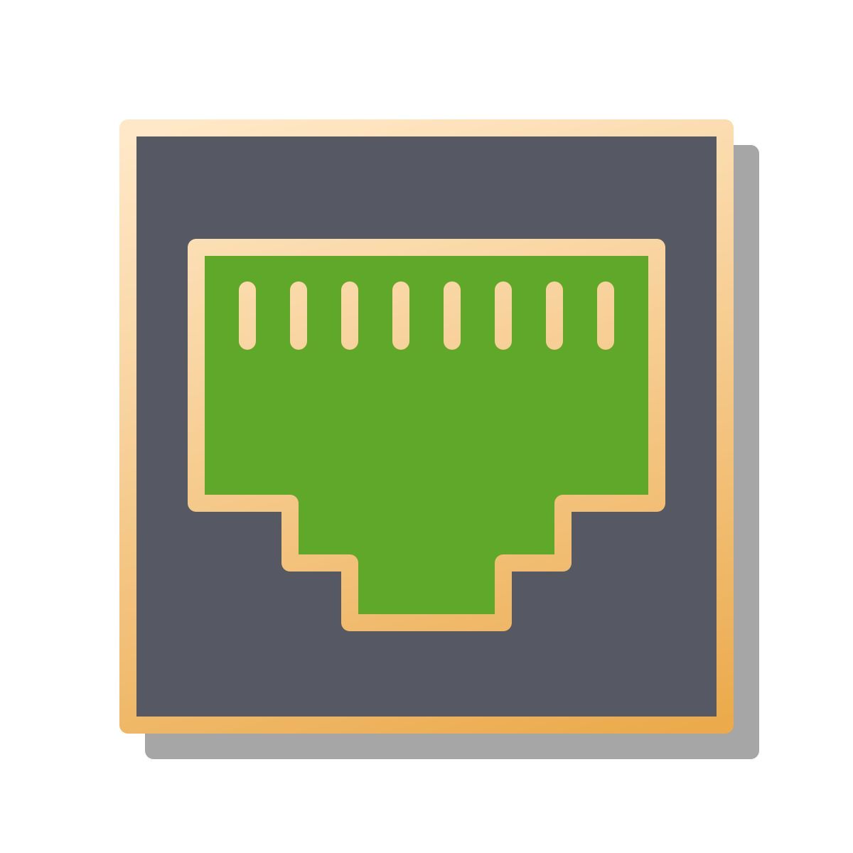 pin スタイル イーサネットオン アイコン