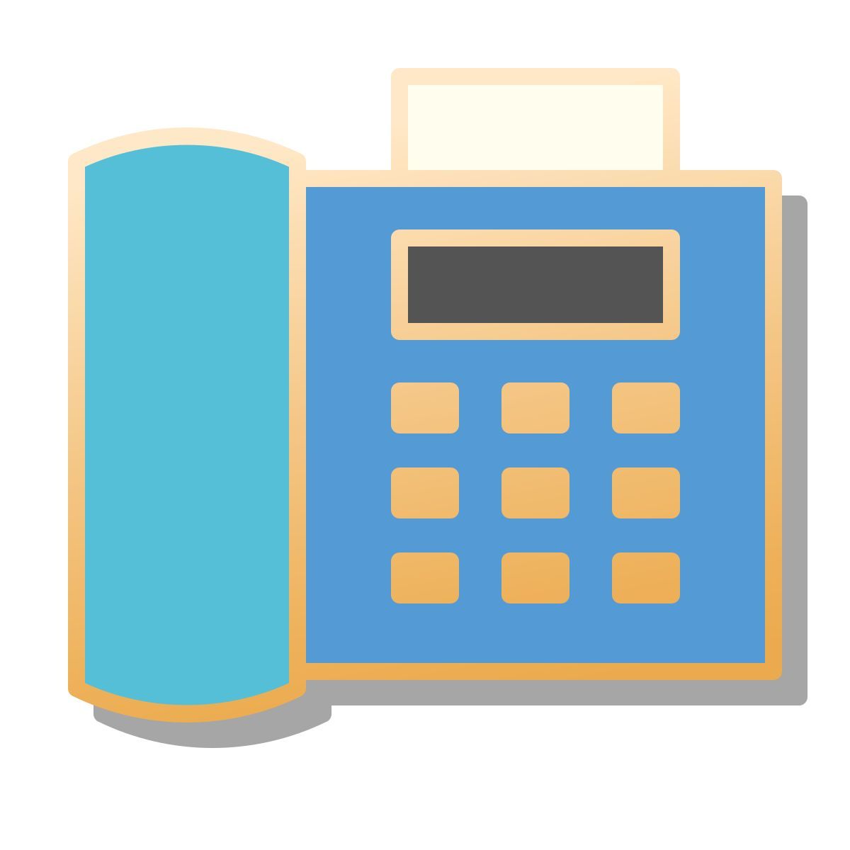 pin style fax icon