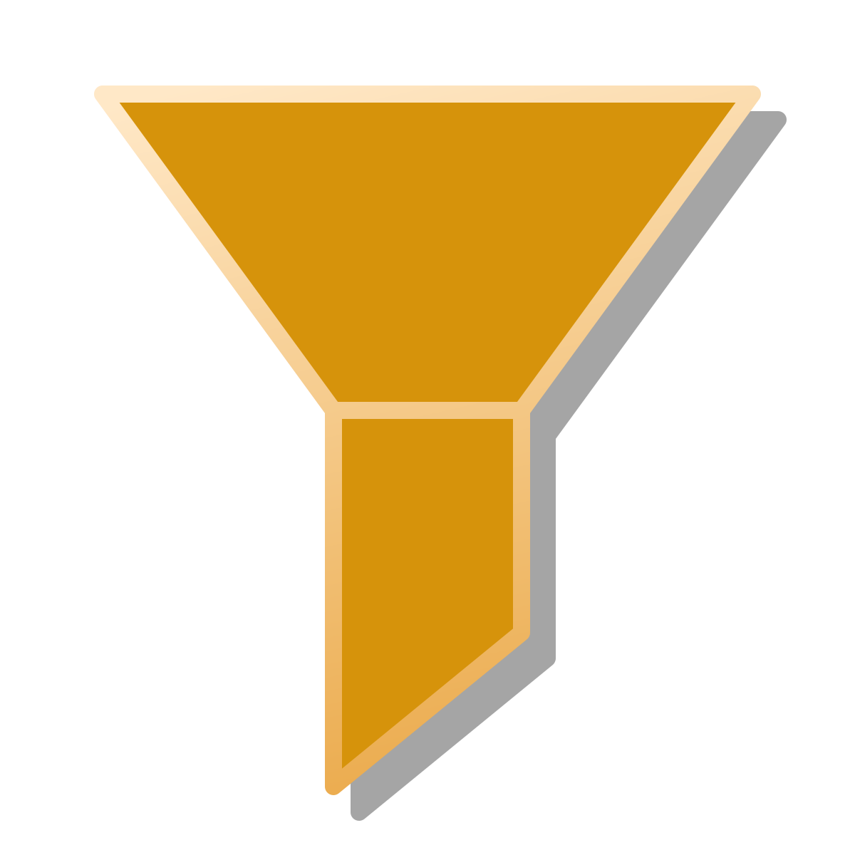 pin style filter icon