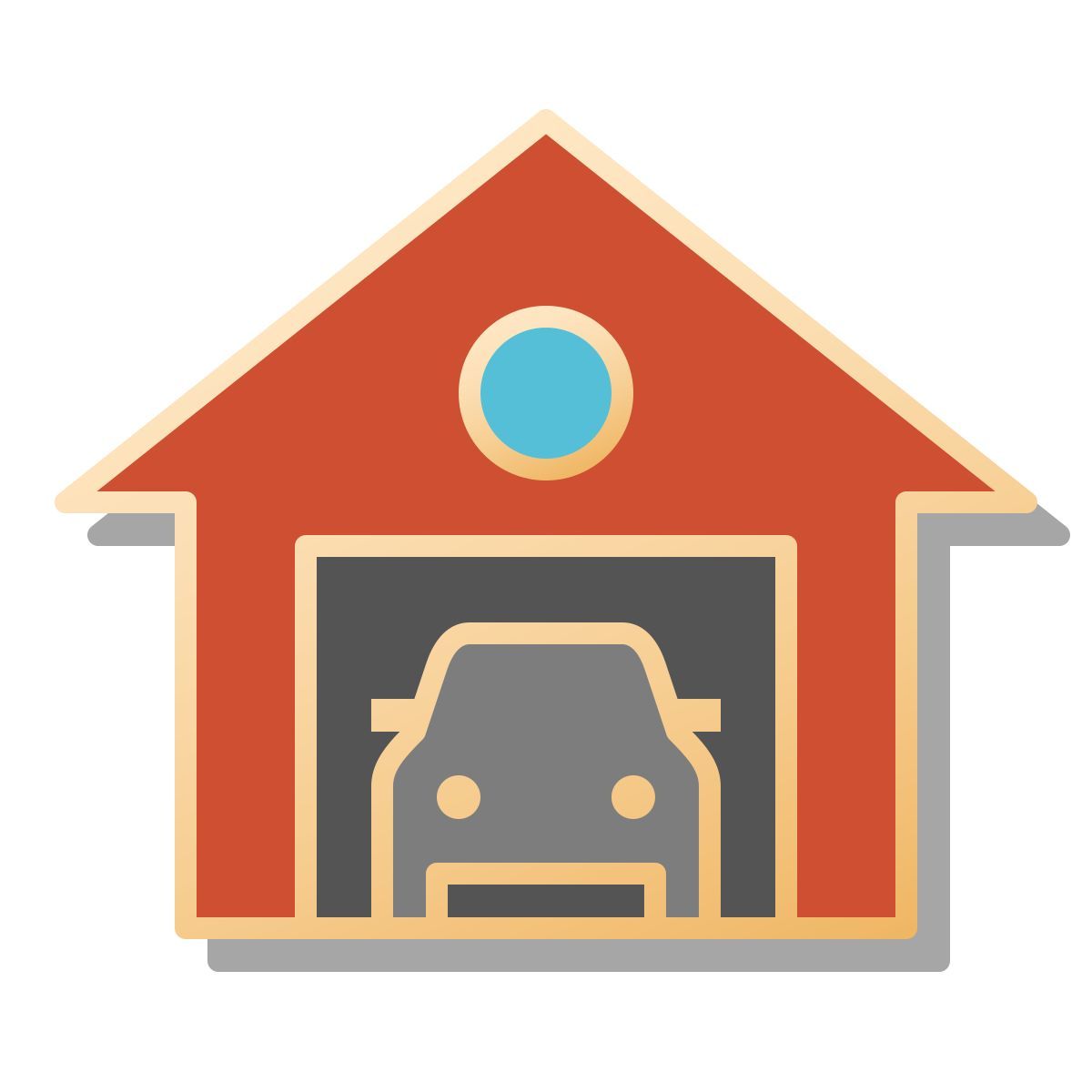 pin style garage icon