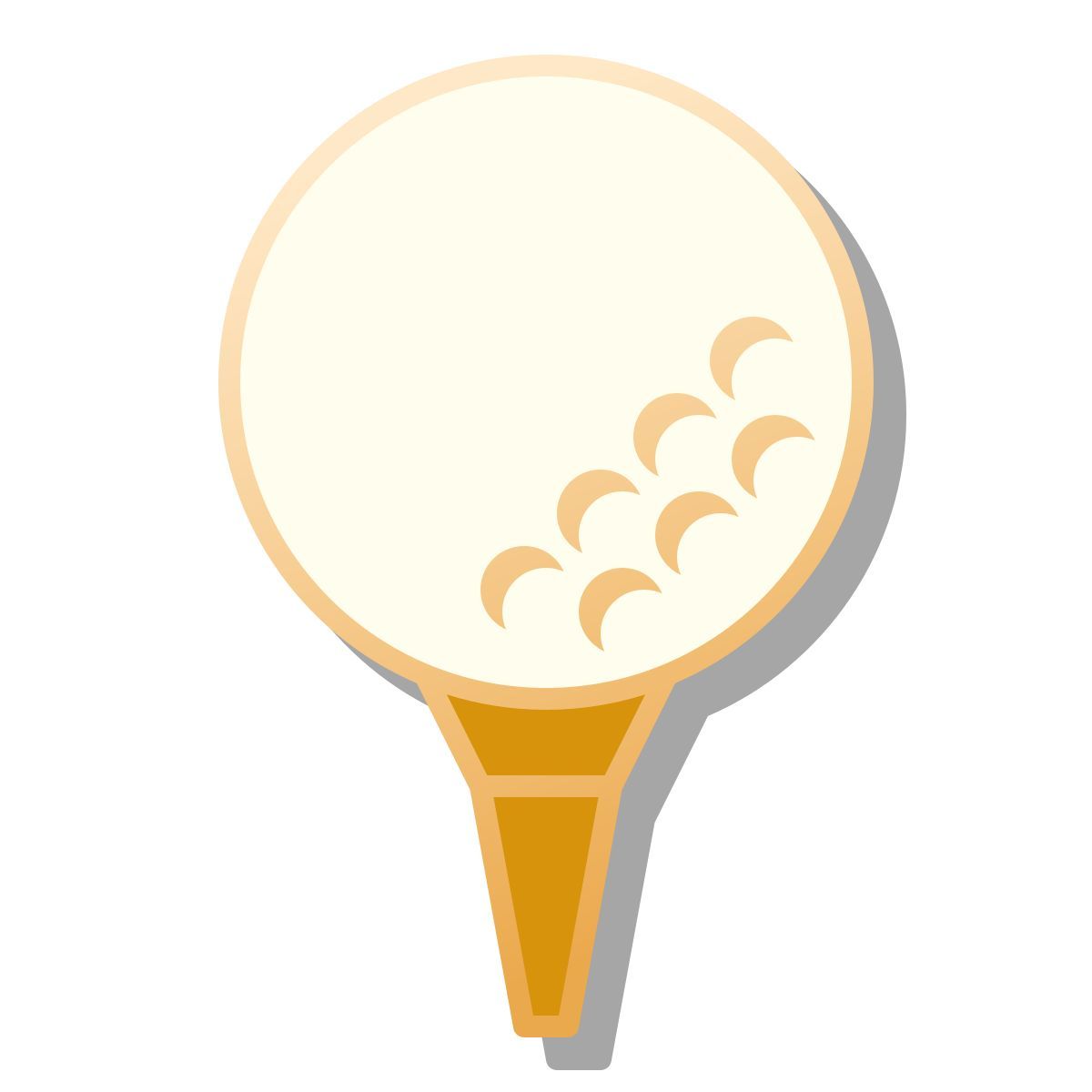 pin style balle de golf icon