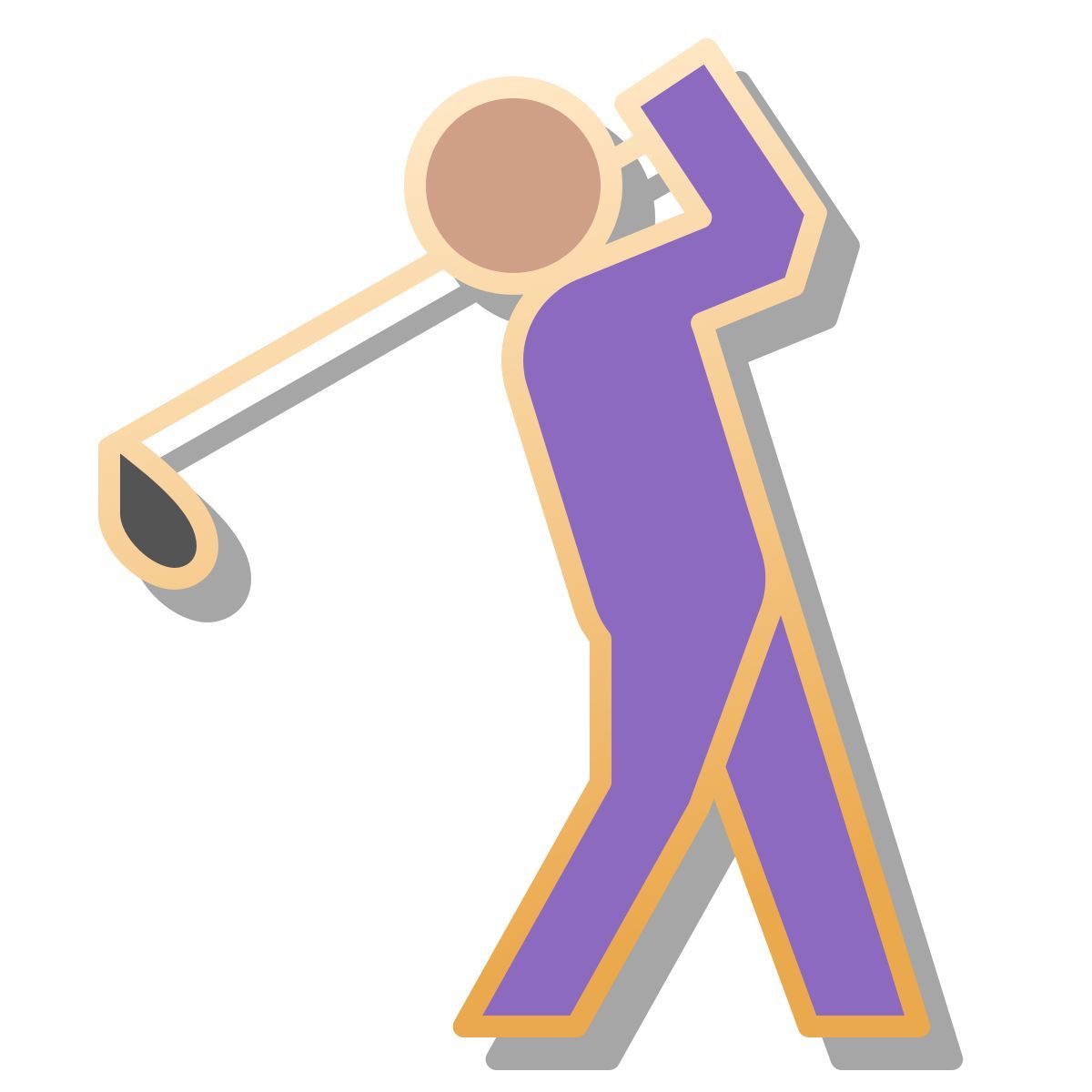 pin style golf icon