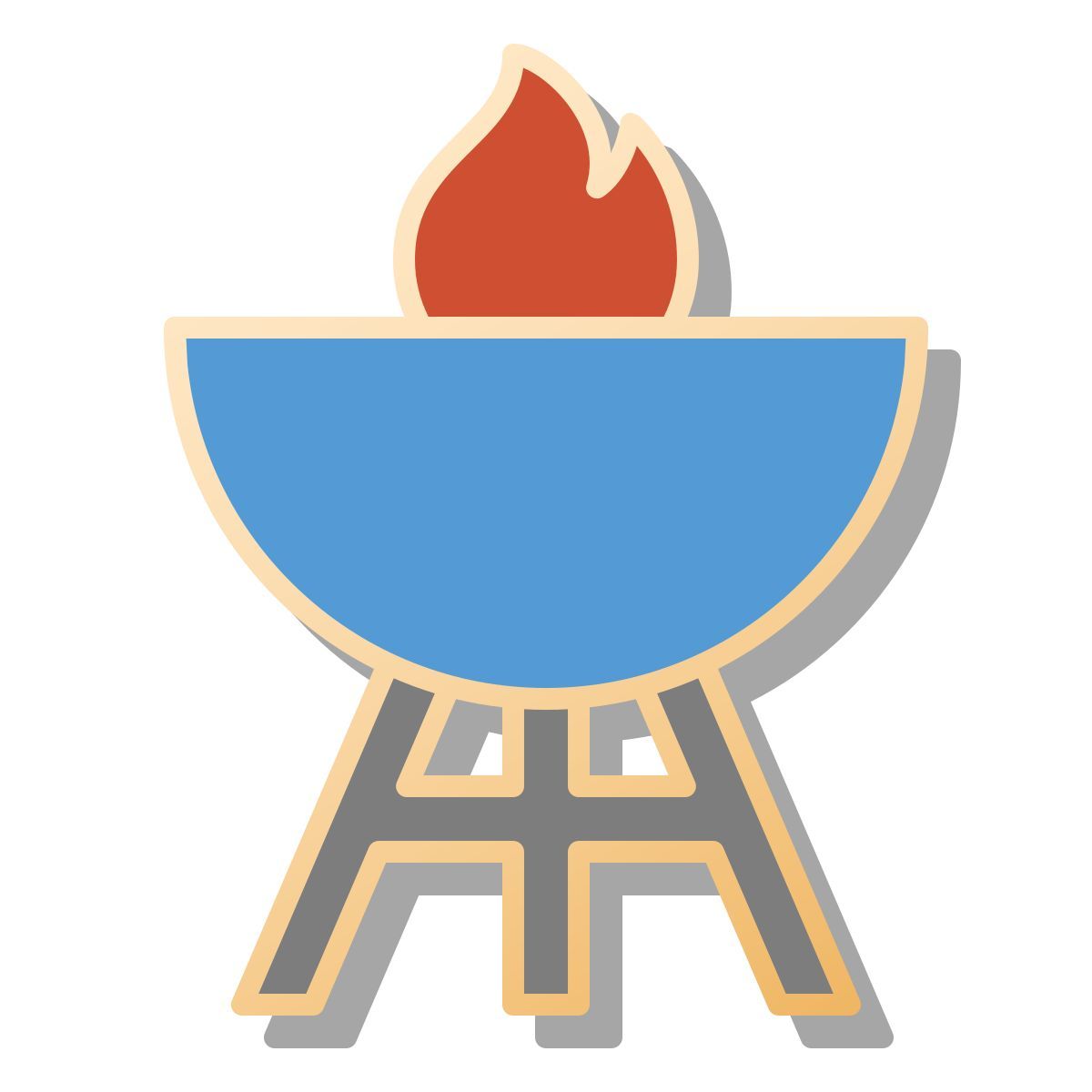 pin style гриль icon