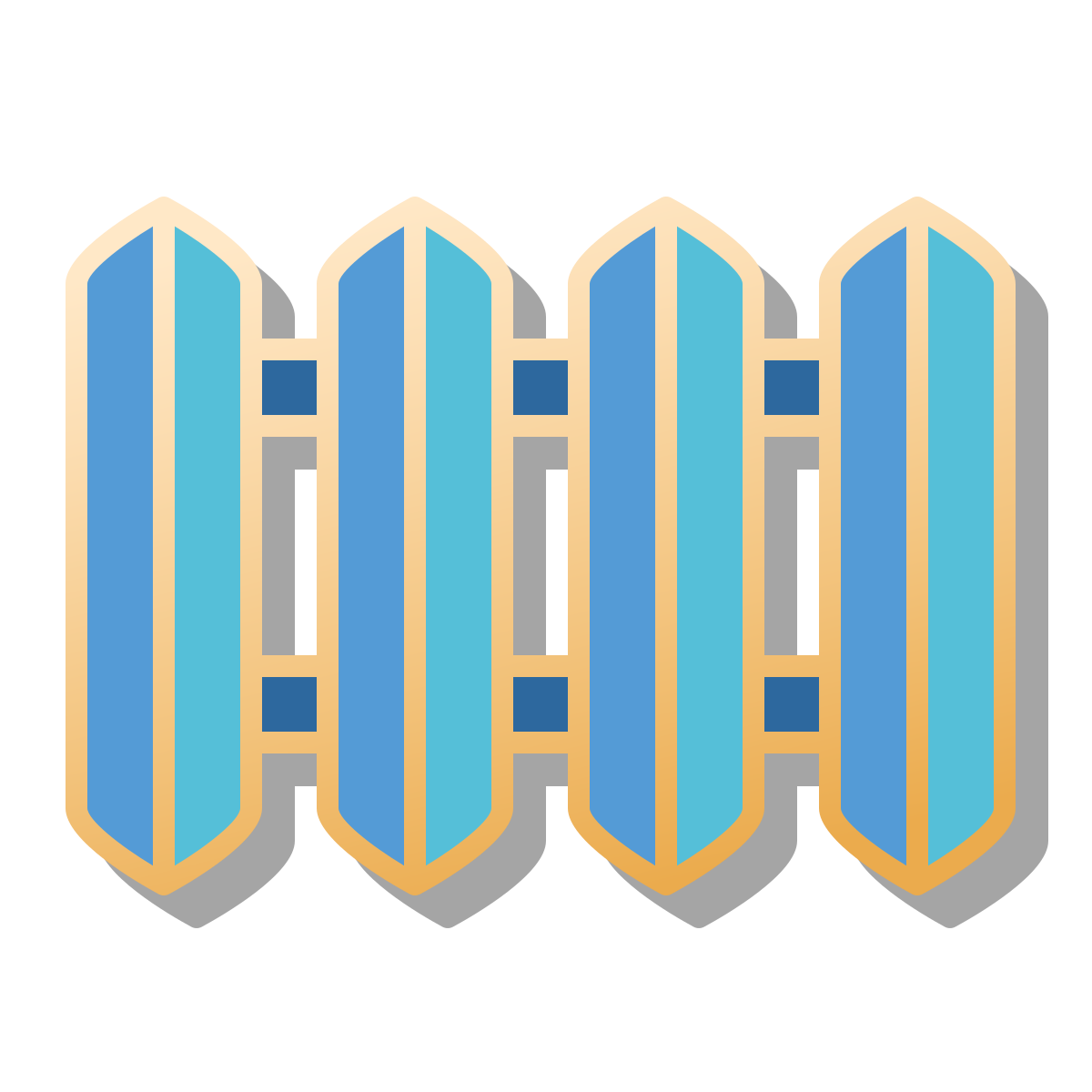pin style heating radiator icon