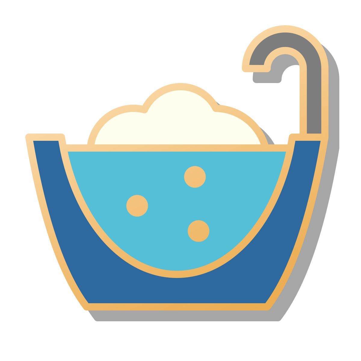 icône jacuzzi pin style