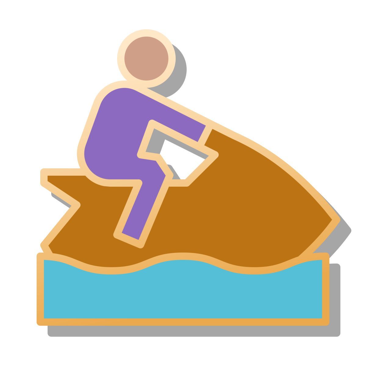 pin style jet ski icon