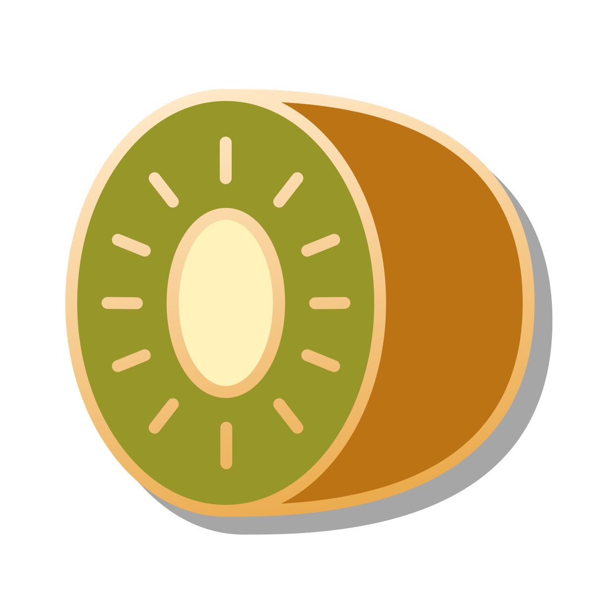 pin style キウイ icon