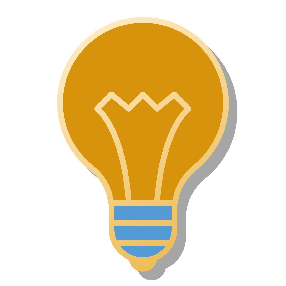 pin style 電球 icon