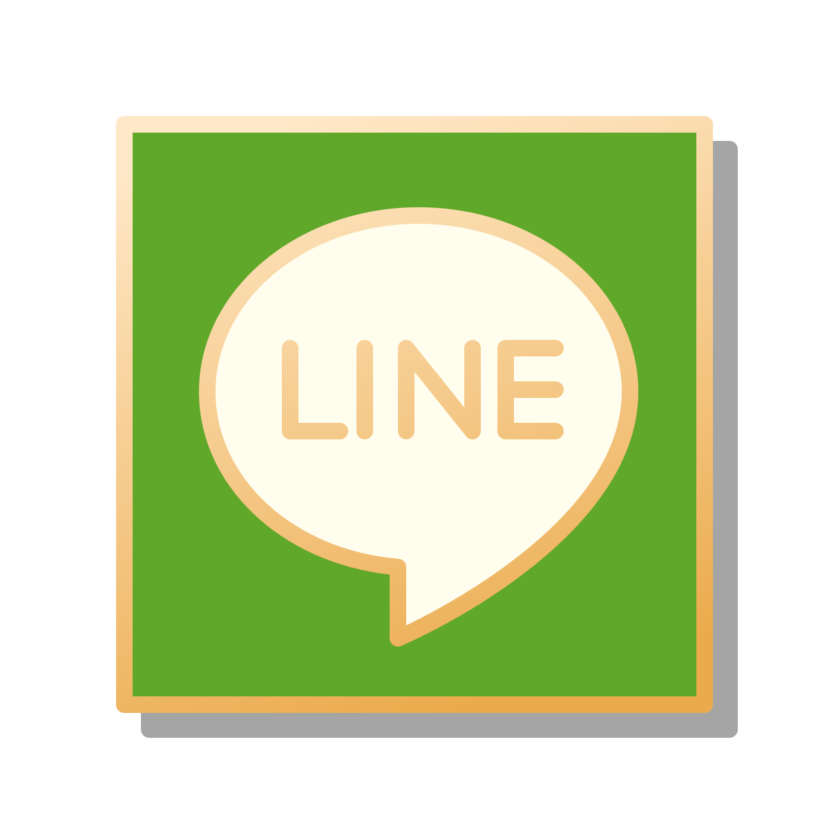 pin style line me icon