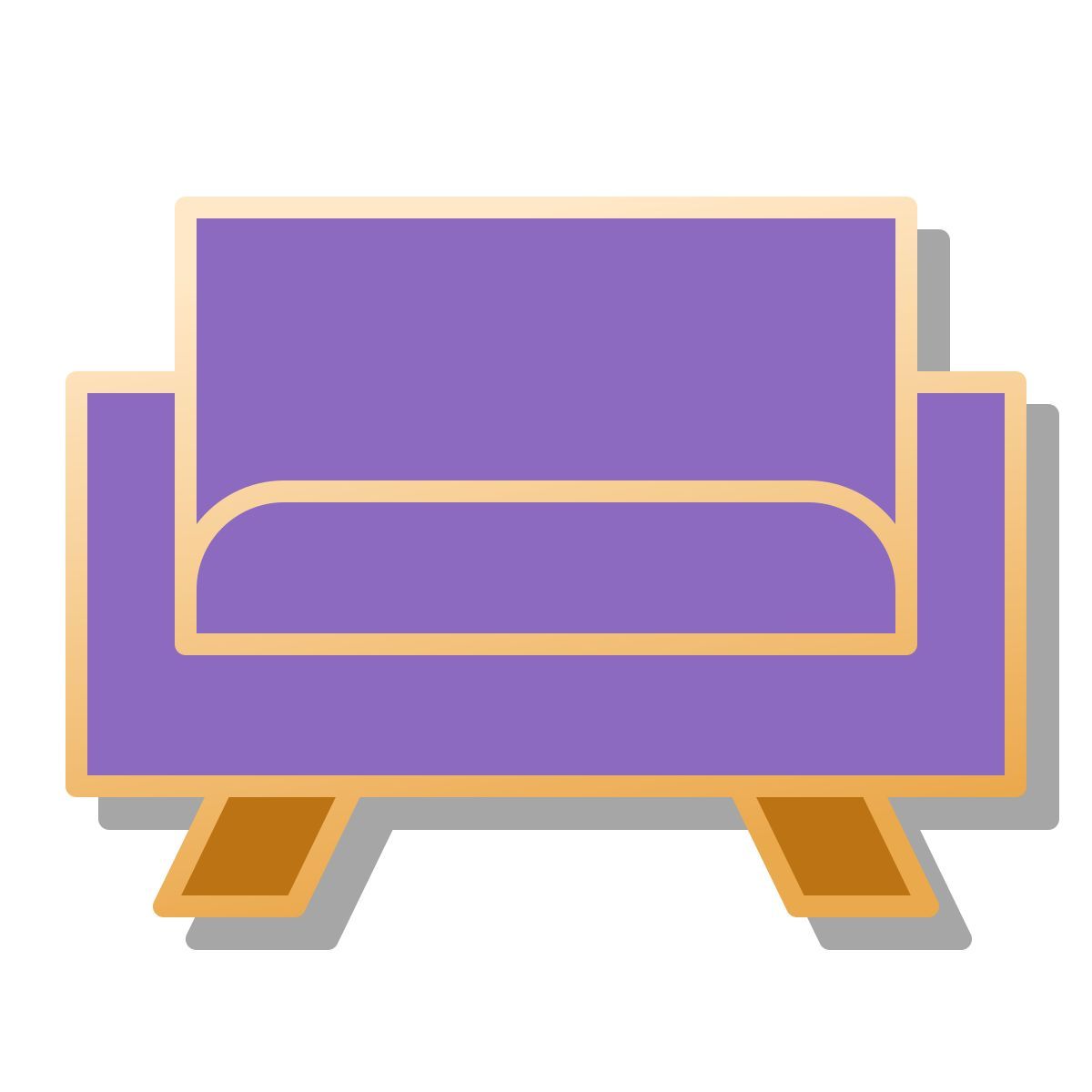 pin style living room icon
