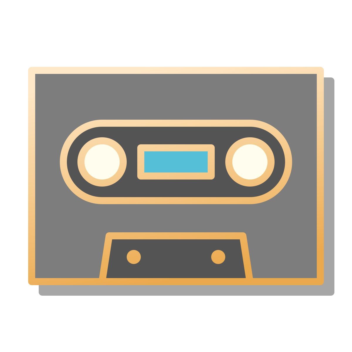 pin style 盒式磁带 icon