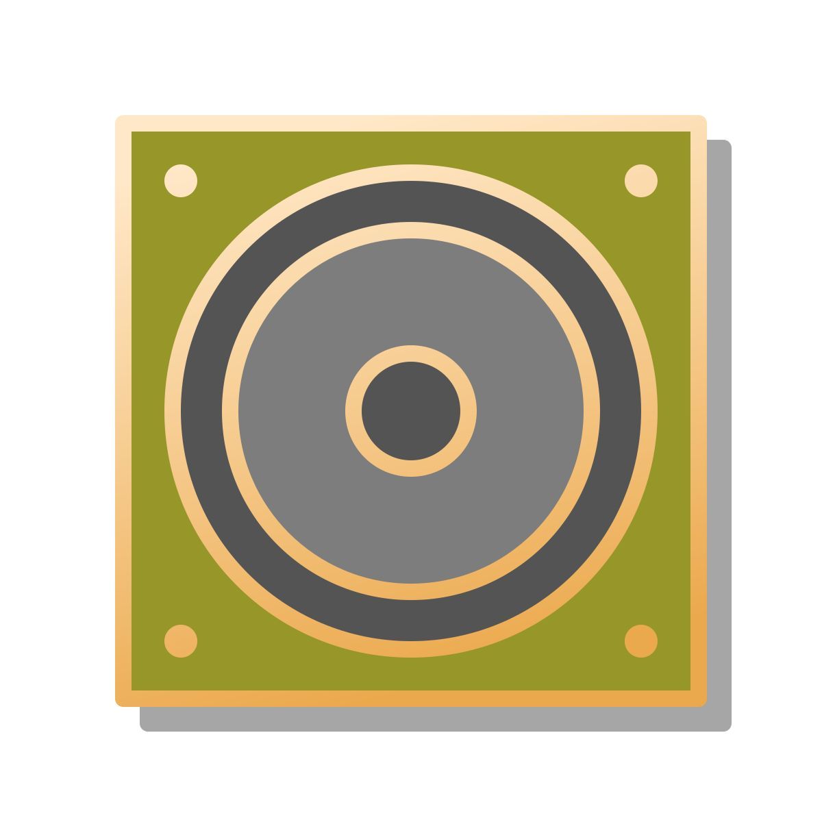 pin style lautsprecher icon