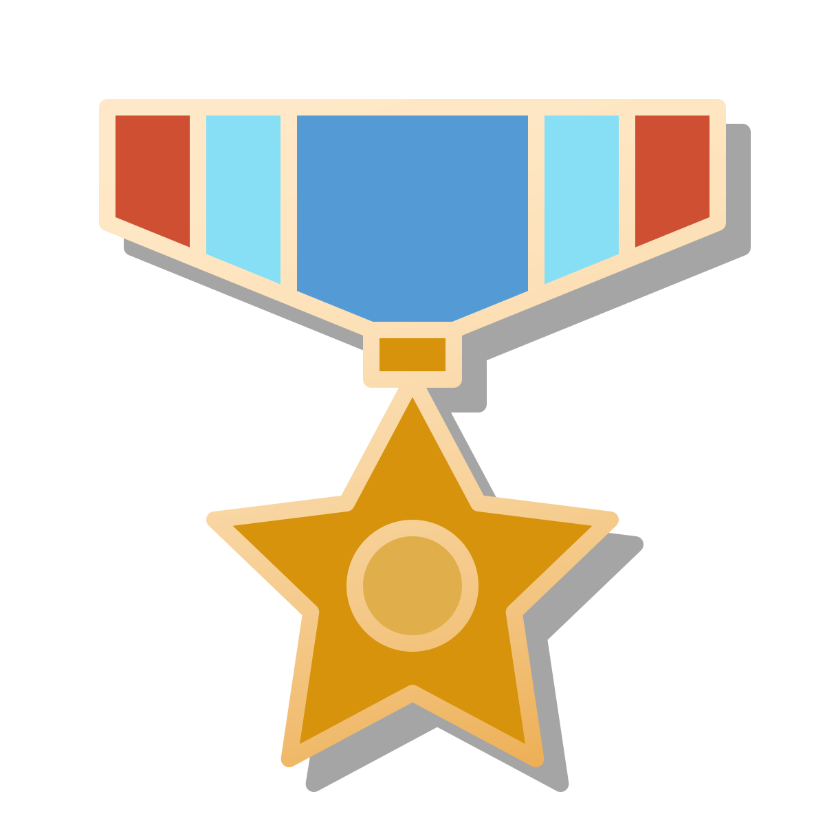 pin style medal icon