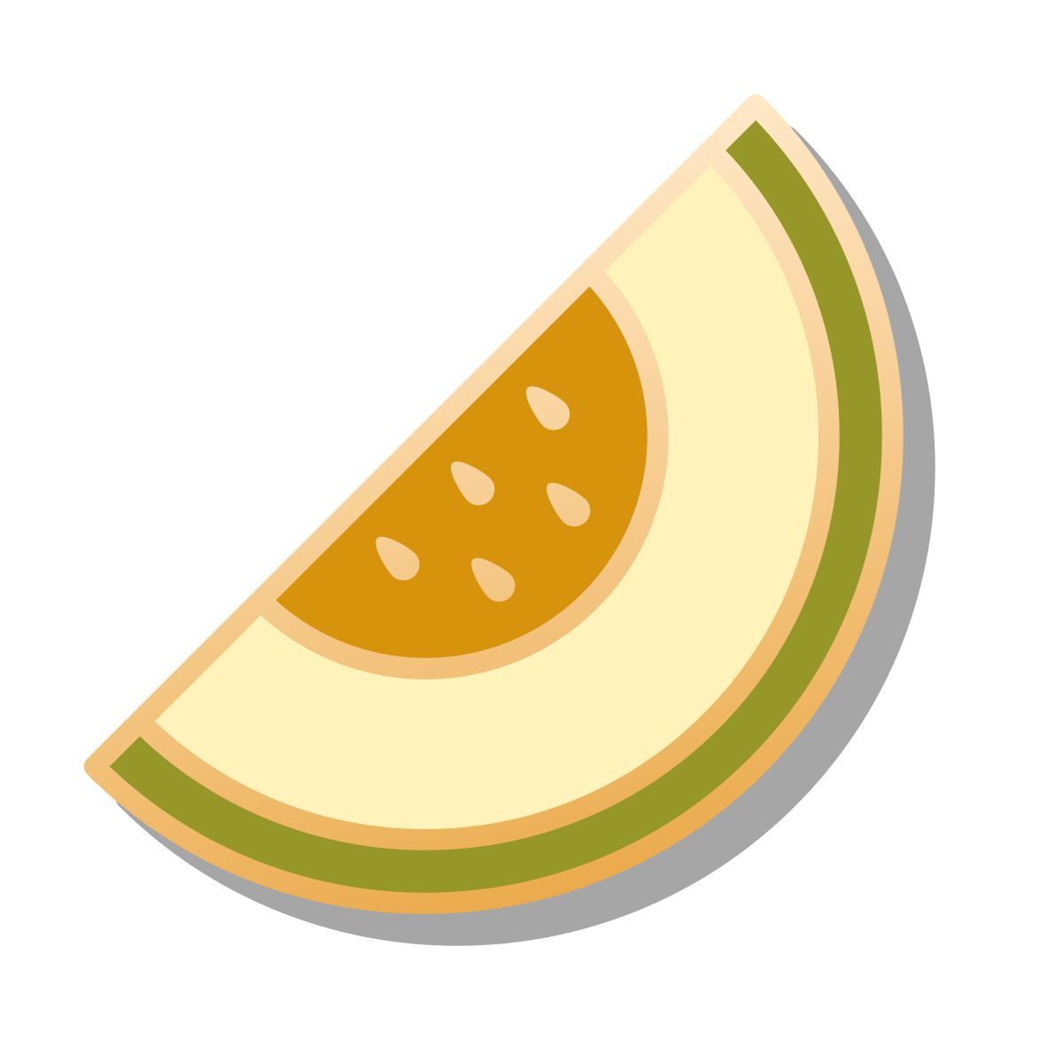 pin style melon icon