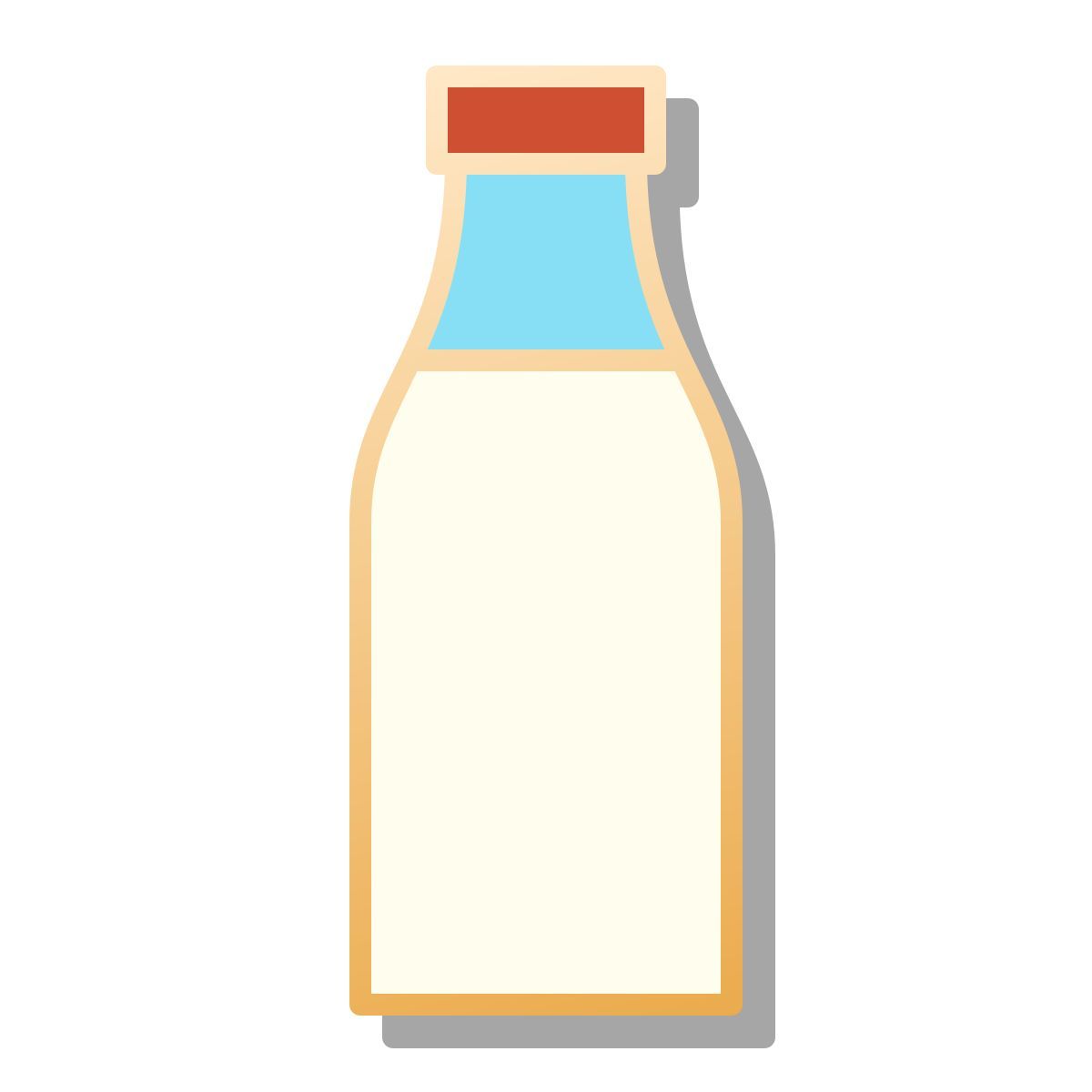 pin style bottiglia per il latte icon