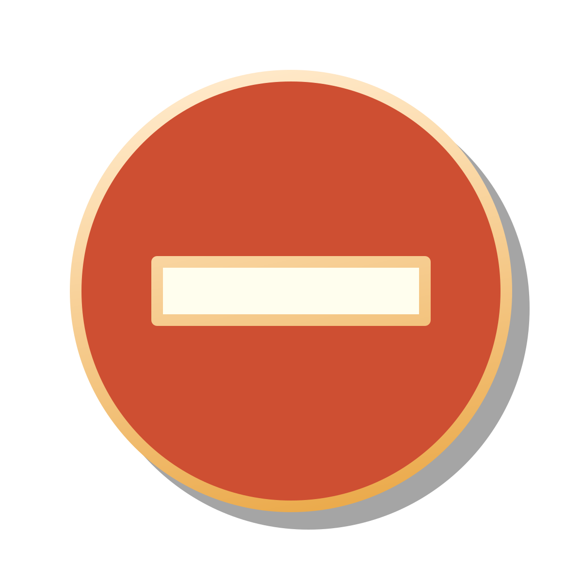 pin style minus icon