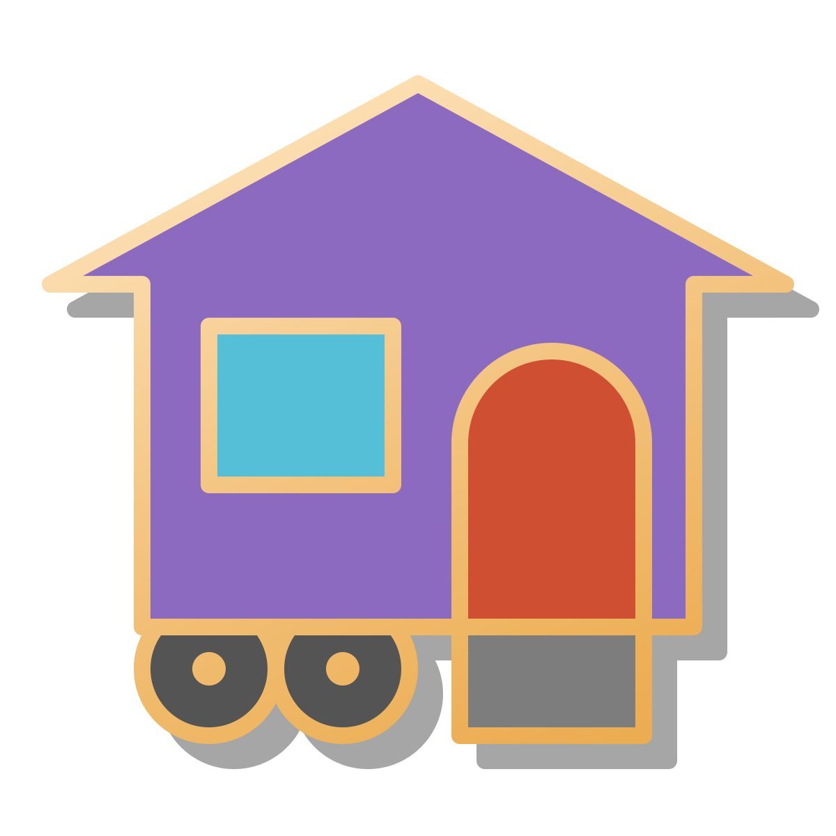 pin style мобильный дом icon