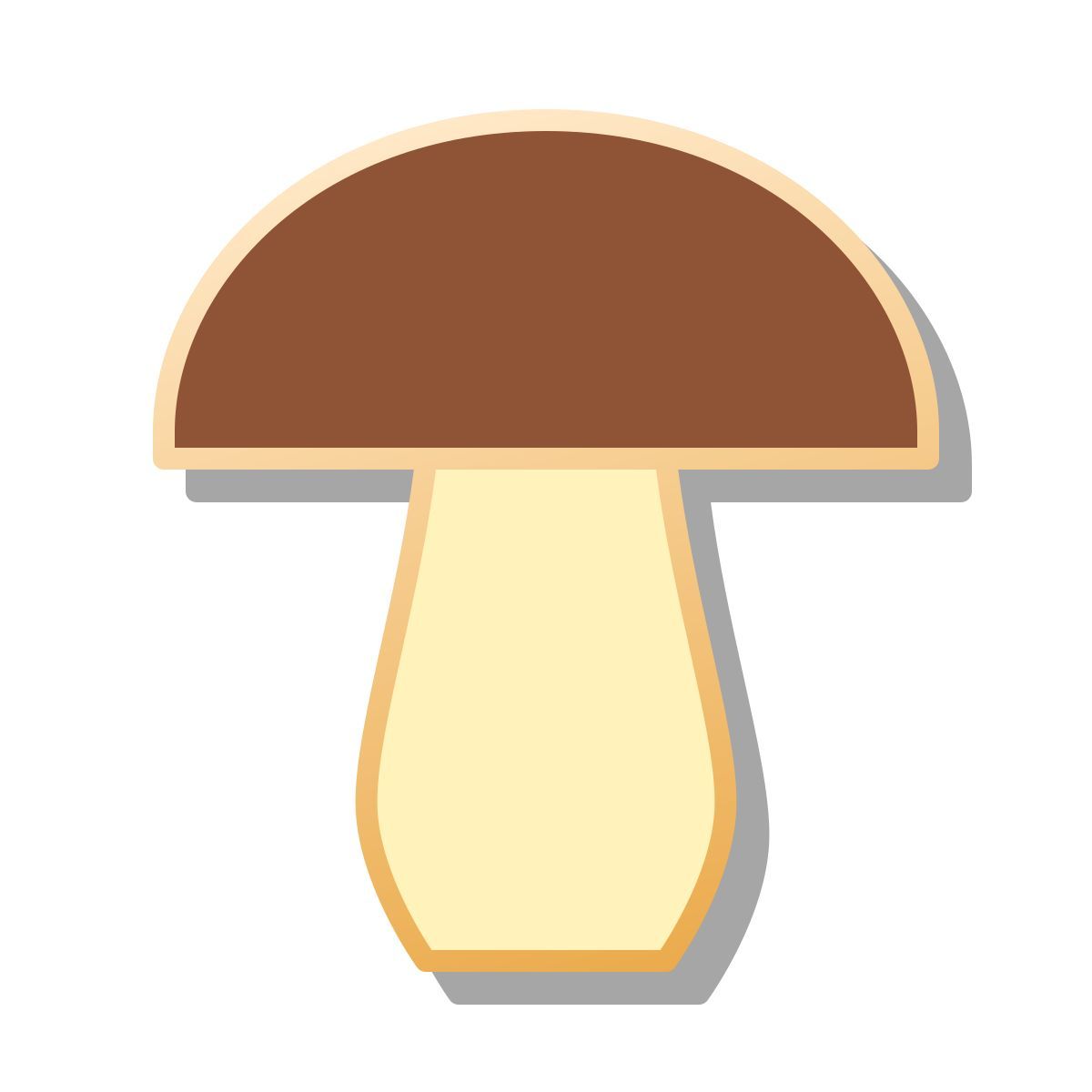pin style champignon icon