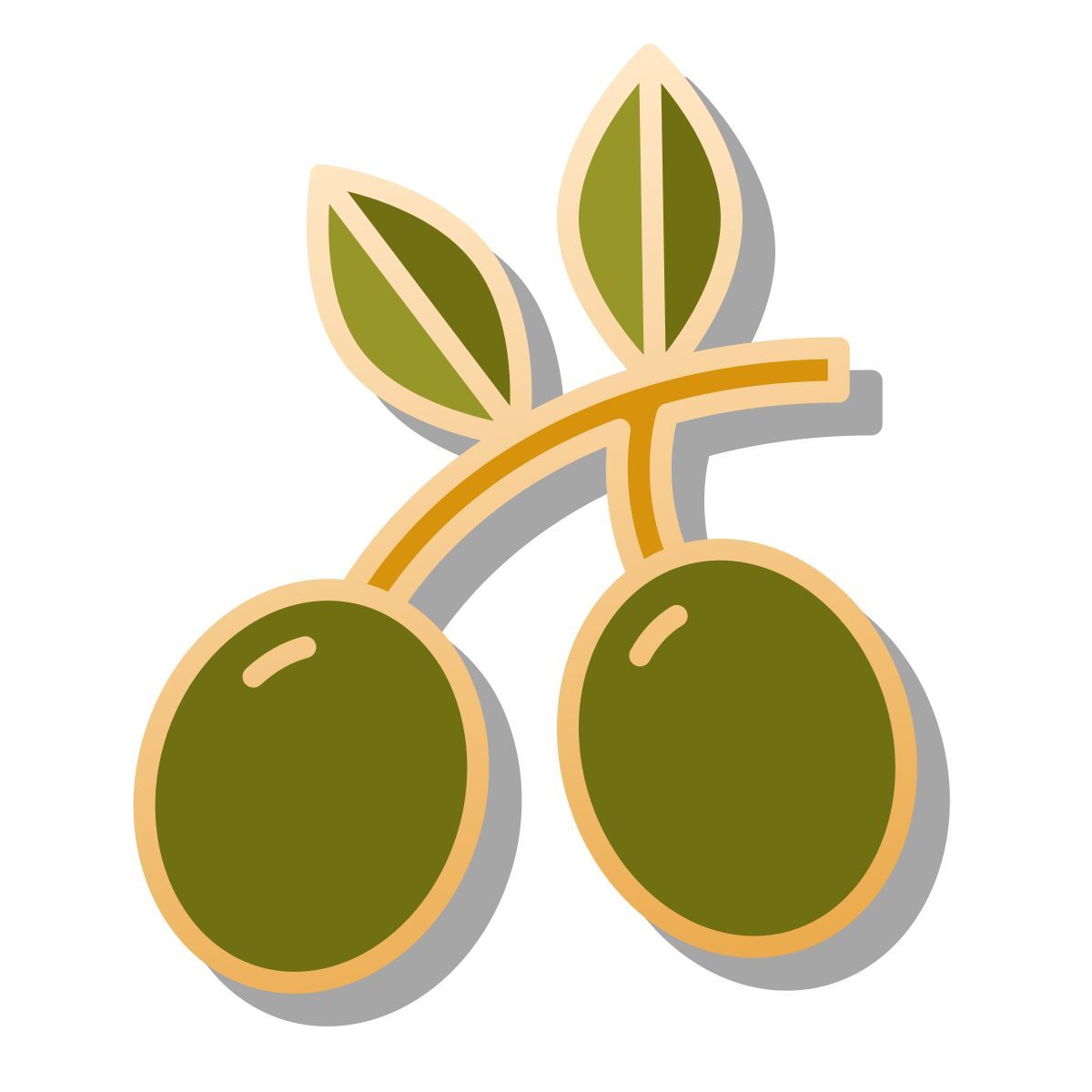 pin style 橄榄 icon