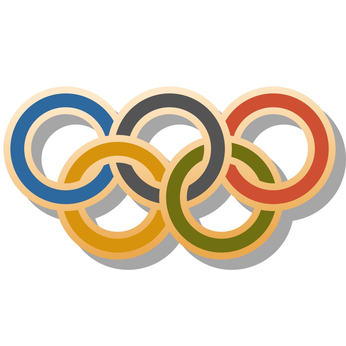 pin style 奥运五环 icon