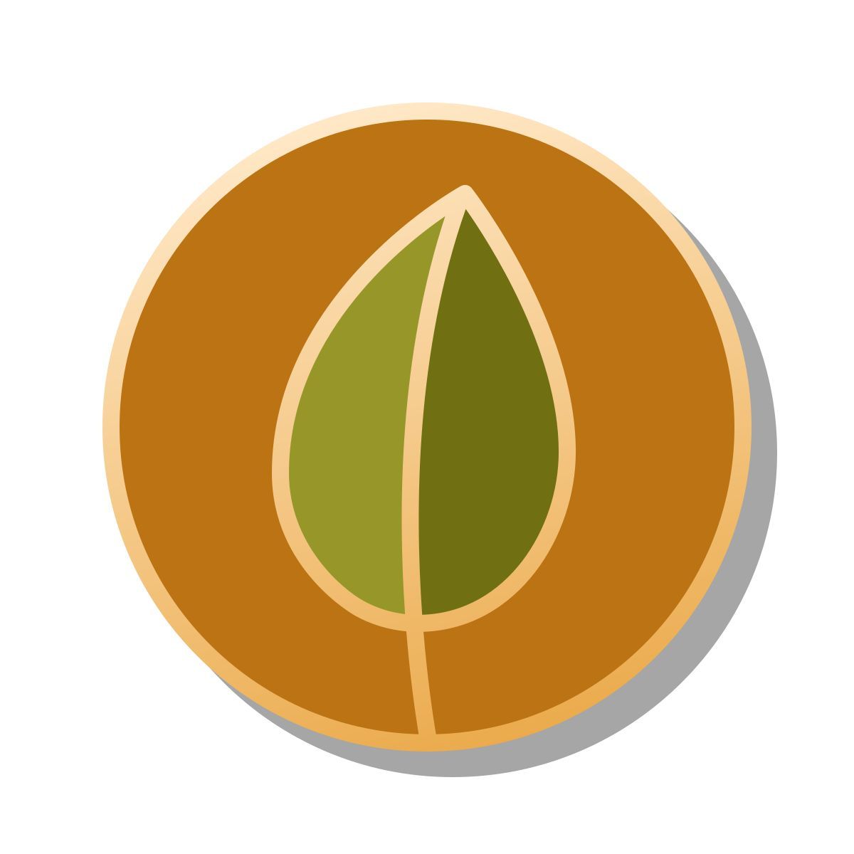 pin style comida orgânica icon