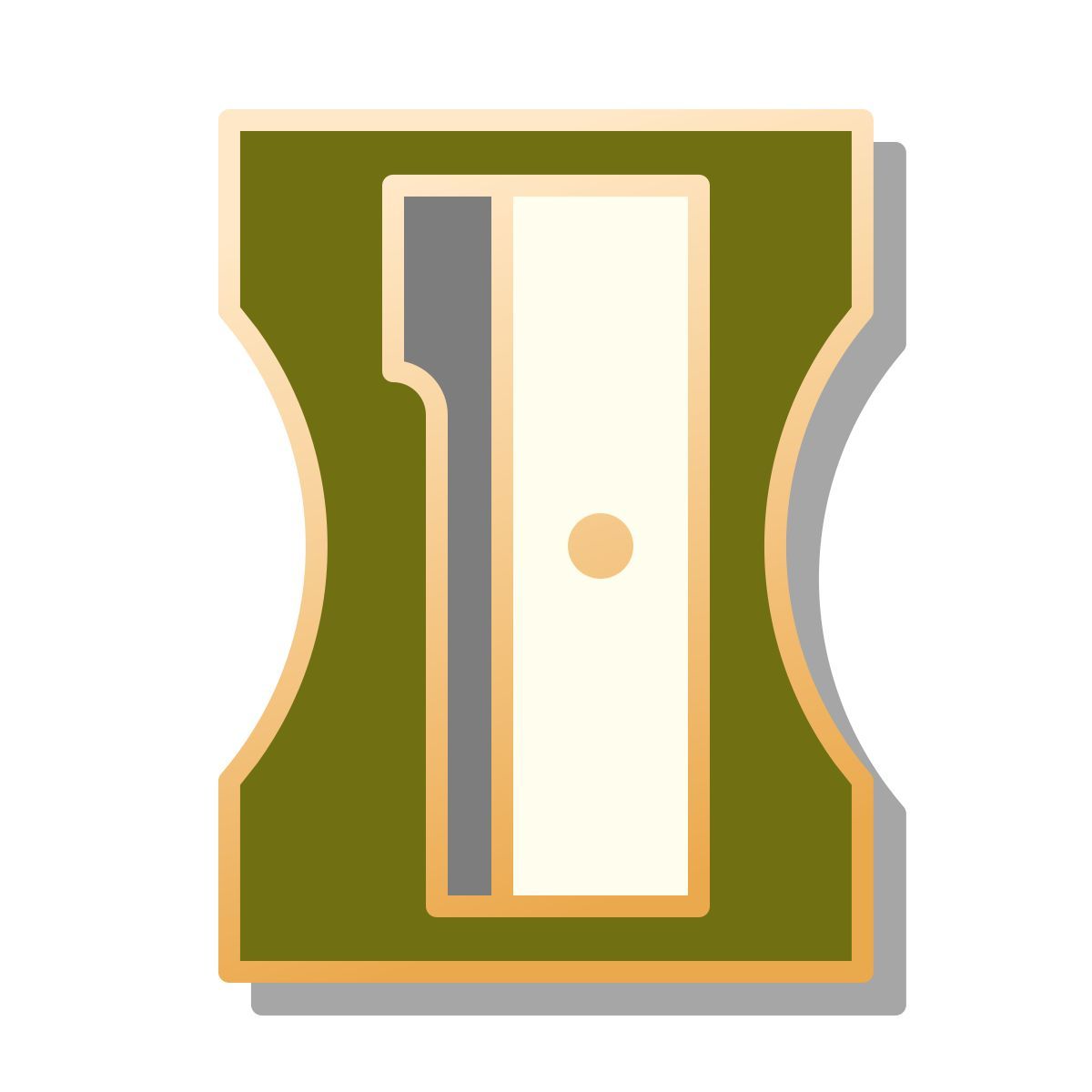pin style sharpener icon