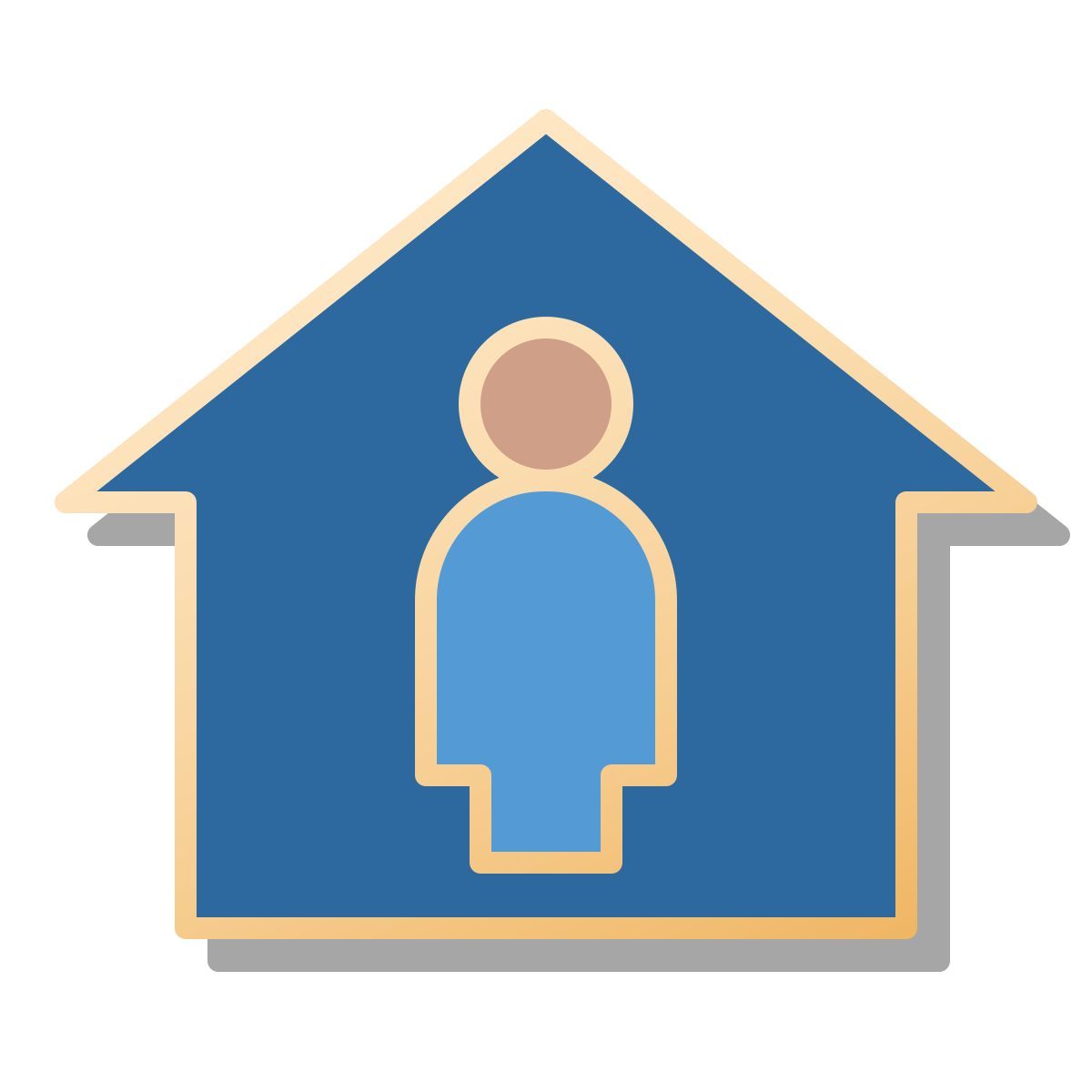 pin style persona a casa icon
