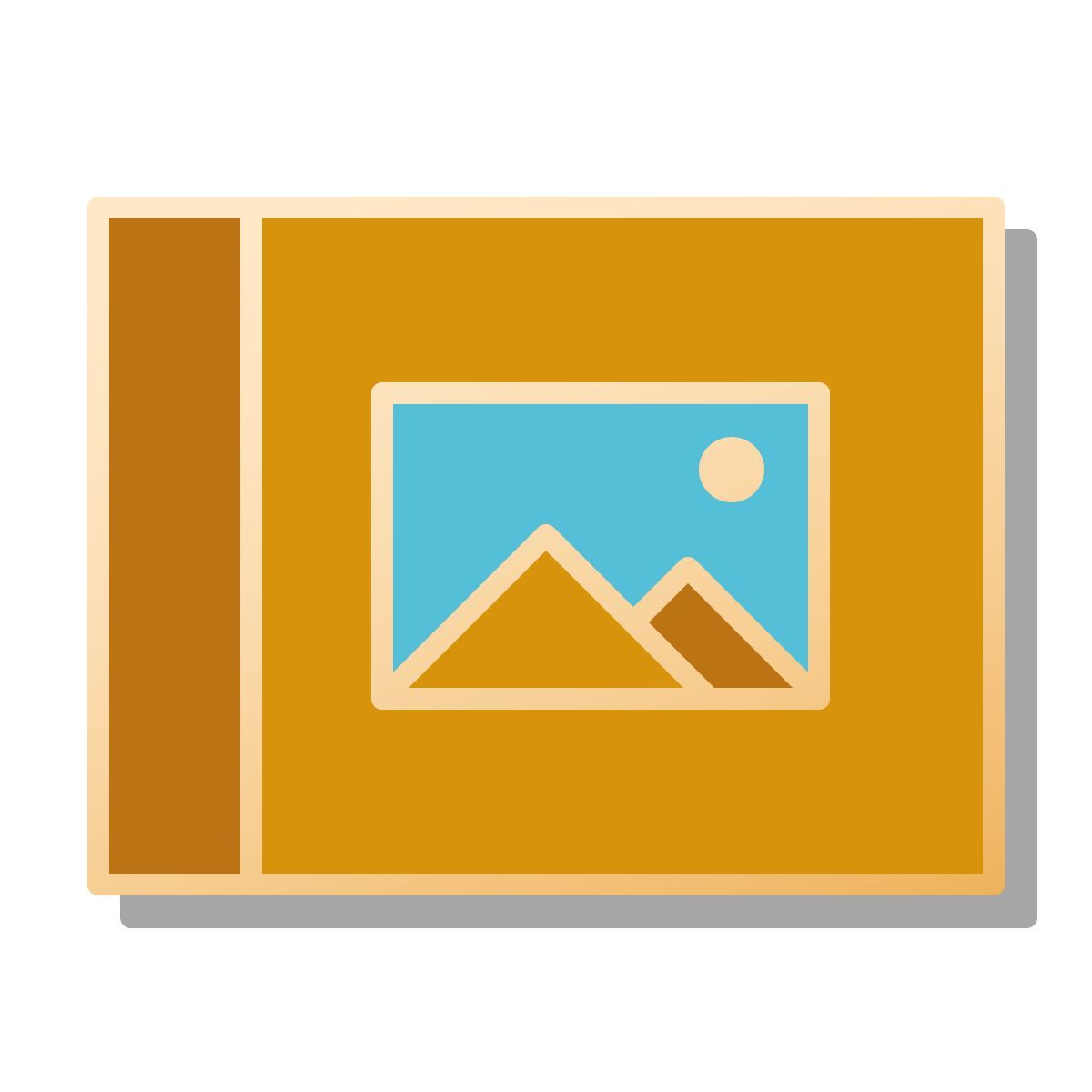 pin style fotoalbum icon