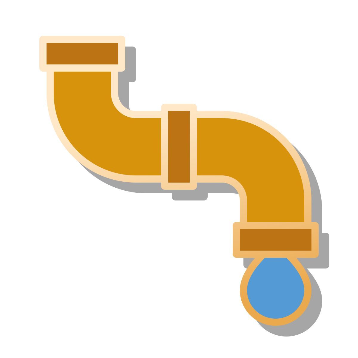 pin style tubería icon