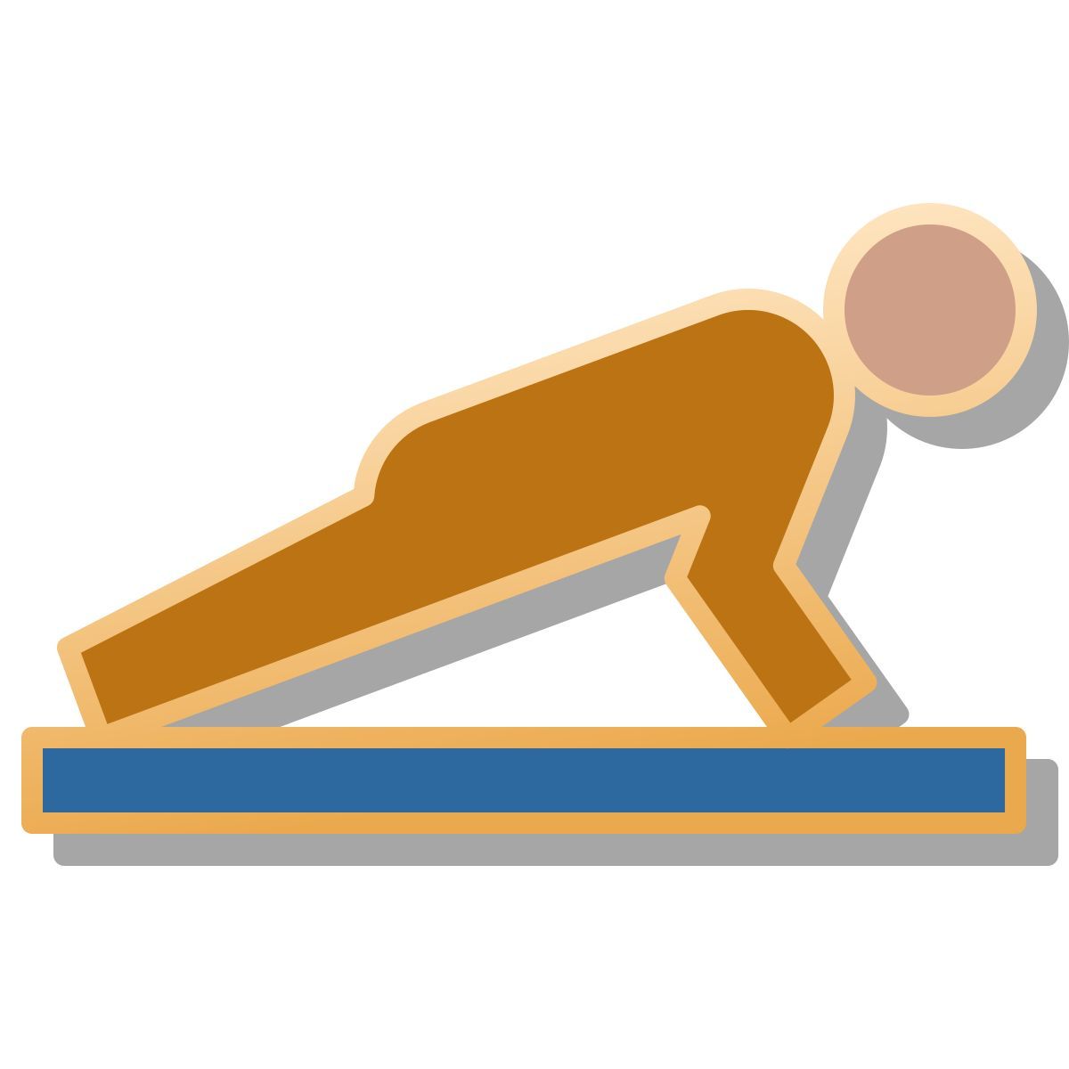 pin style piegamenti sulle braccia icon