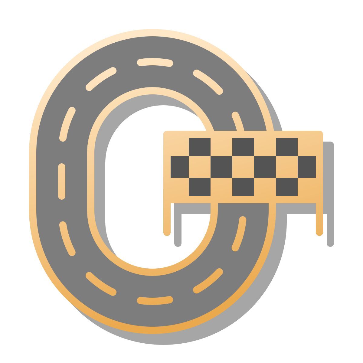 pin style rennrunde icon