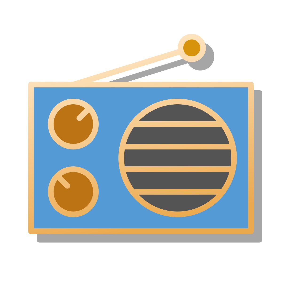 pin style radio icon