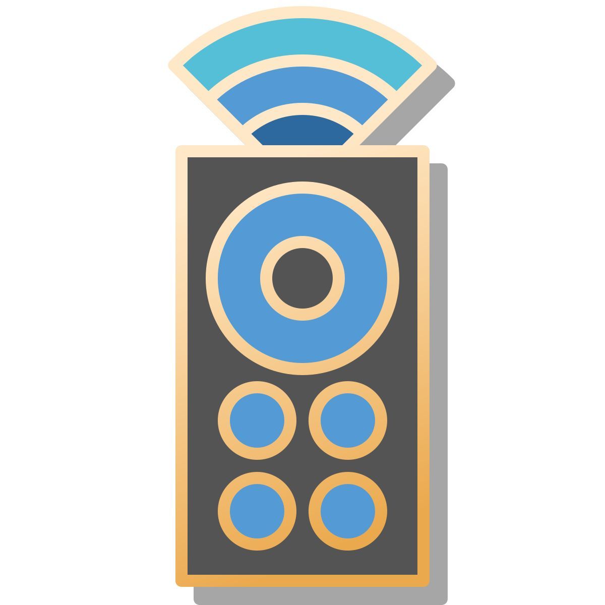 pin style remote control icon