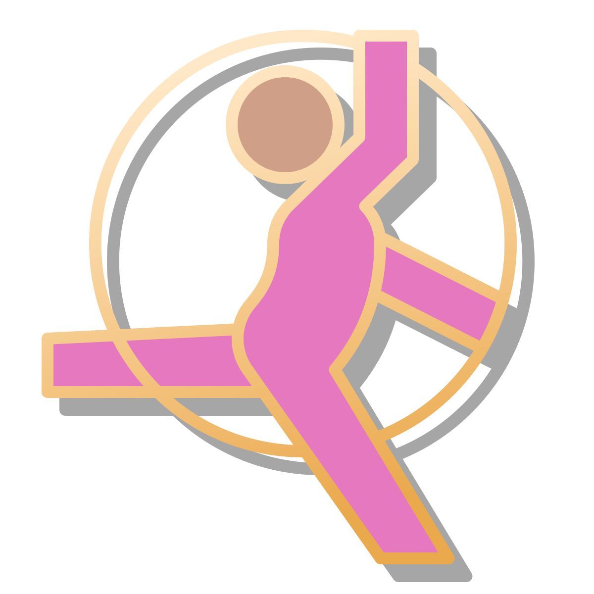 pin style rhythmisches turnen icon