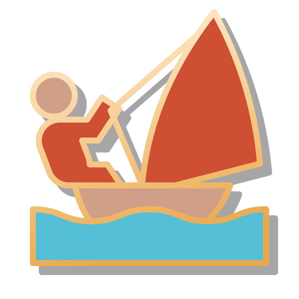 pin style 帆船 icon