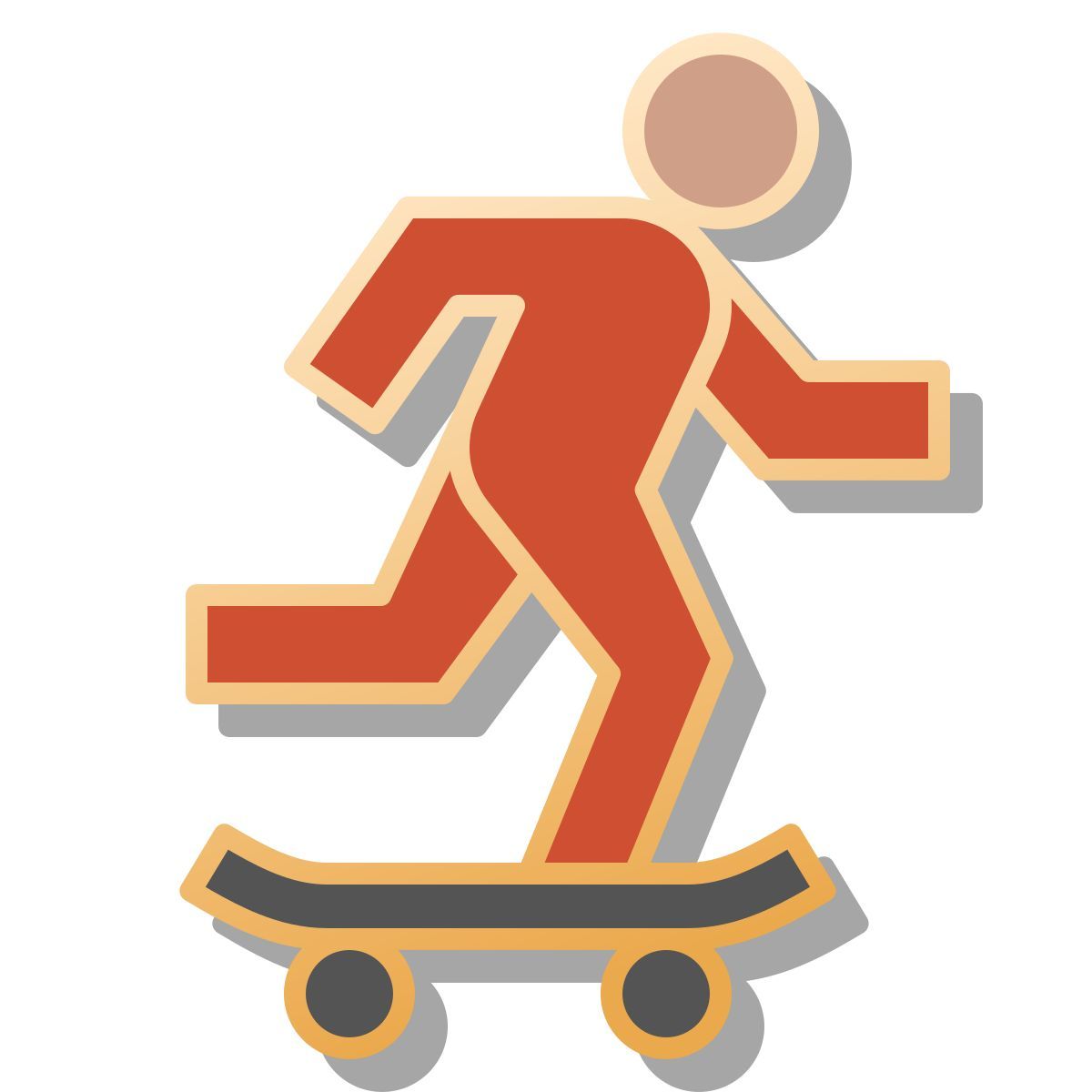 pin style skate icon