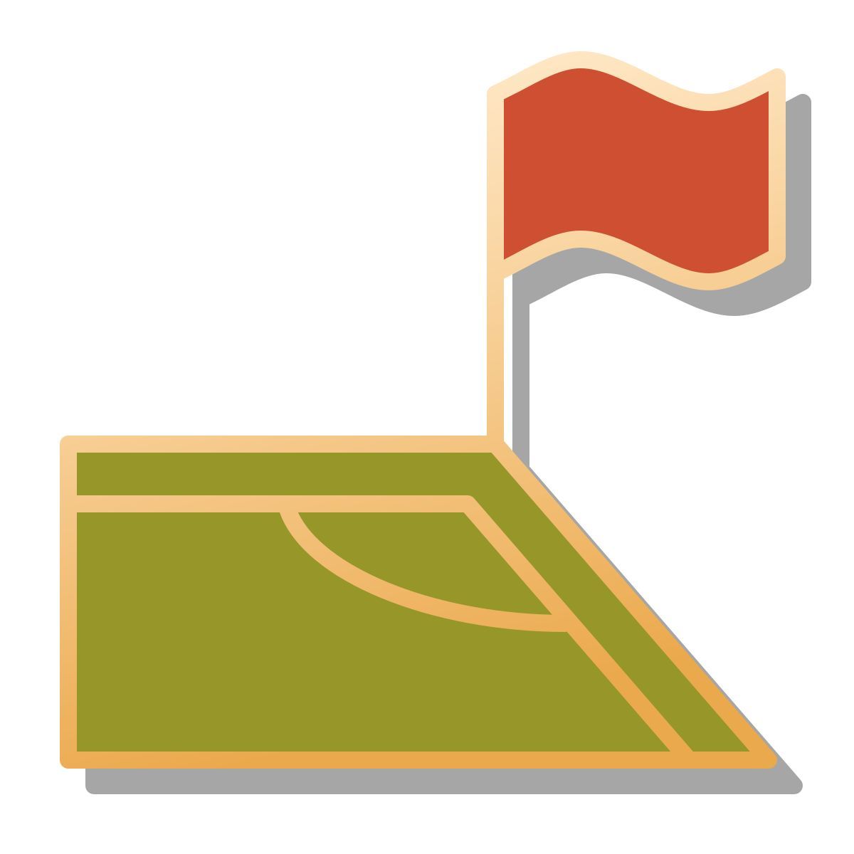 pin style escanteio icon
