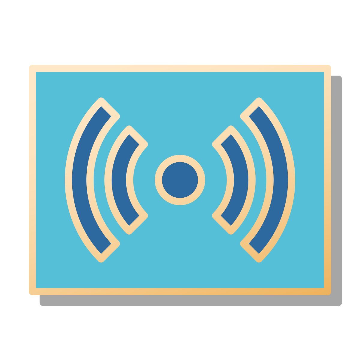 pin style surround sound icon